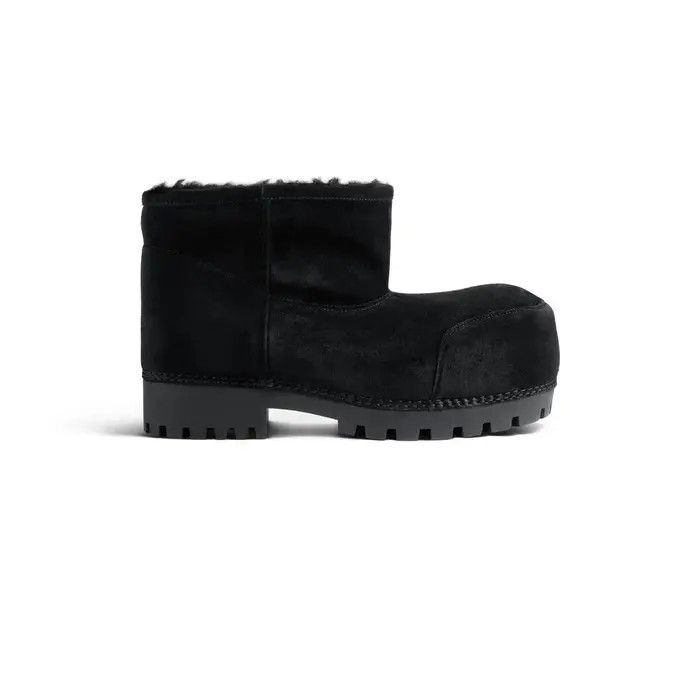 Balenciaga oc11z0226 Alaska Fur Booties in Black Size US 5 / EU 37 - 1 Thumbnail