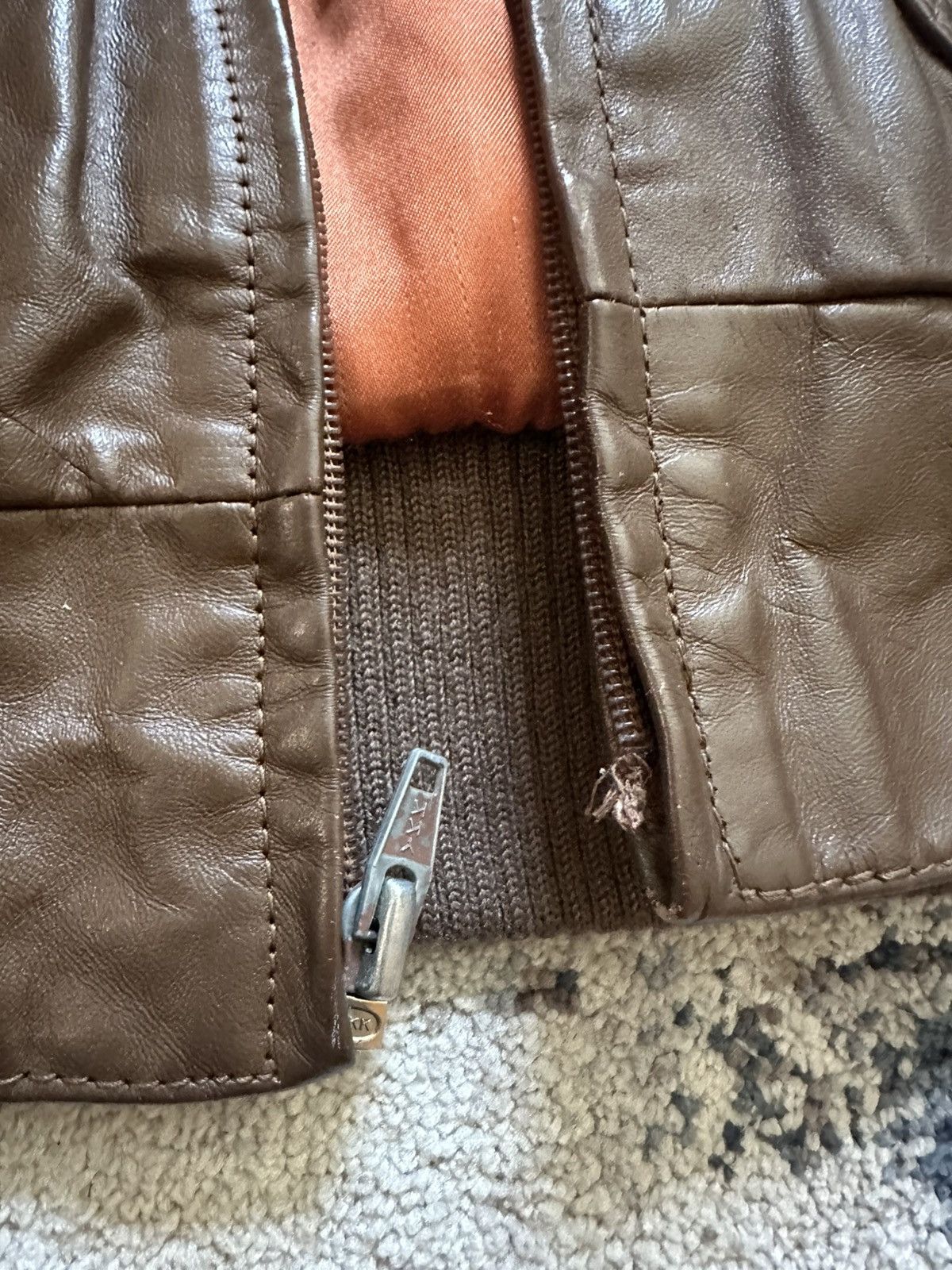 Vintage Aviator Leather Jacket