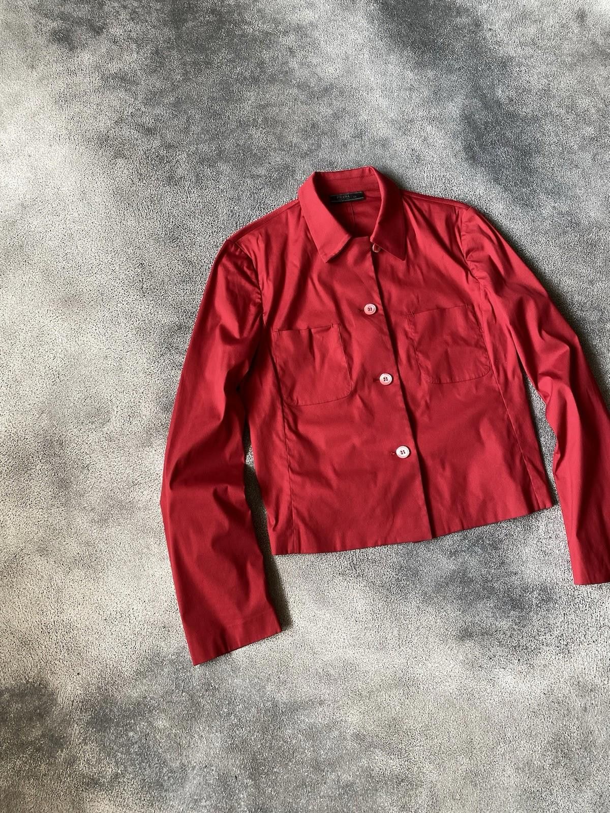 Prada S/S 1997 Prada Runway Double Pocket Blouse Shirt Vintage Size M / US 6-8 / IT 42-44 - 2 Thumbnail