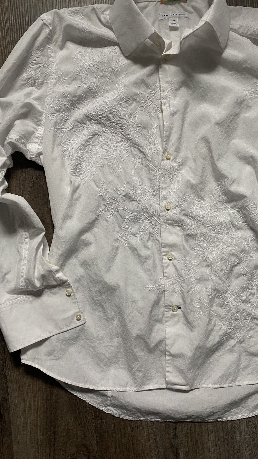Banana Republic Banana Republic floral button up Size US XL / EU 56 / 4 - 2 Thumbnail