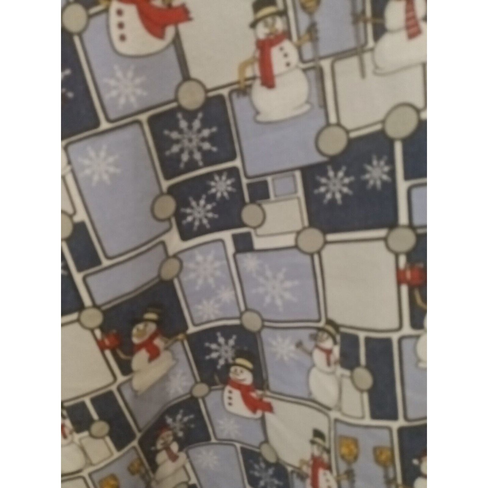 Other Absolute Medical Nursing Scrub Top Christmas Snowmen Medium Size M / US 6-8 / IT 42-44 - 2 Thumbnail