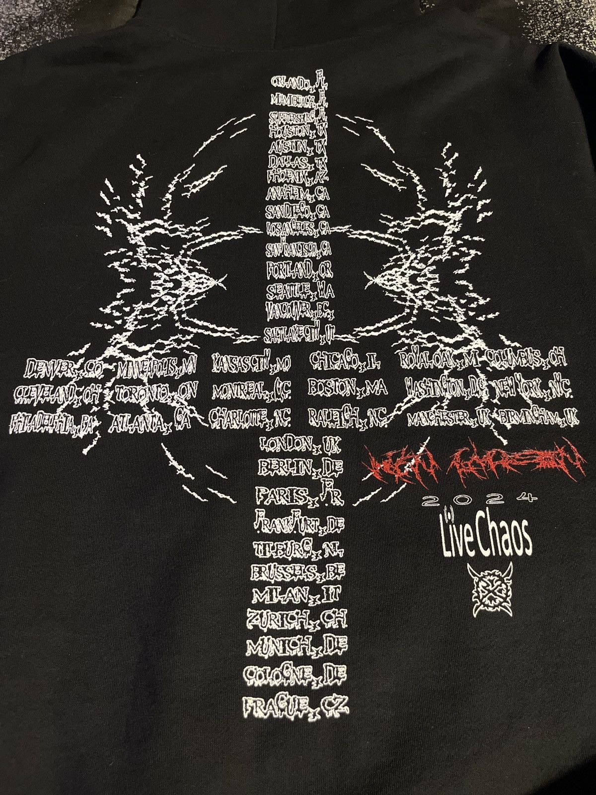 Ken Carson A Great Chaos (Leg 1) Zip-Up Size US XL / EU 56 / 4 - 5 Thumbnail