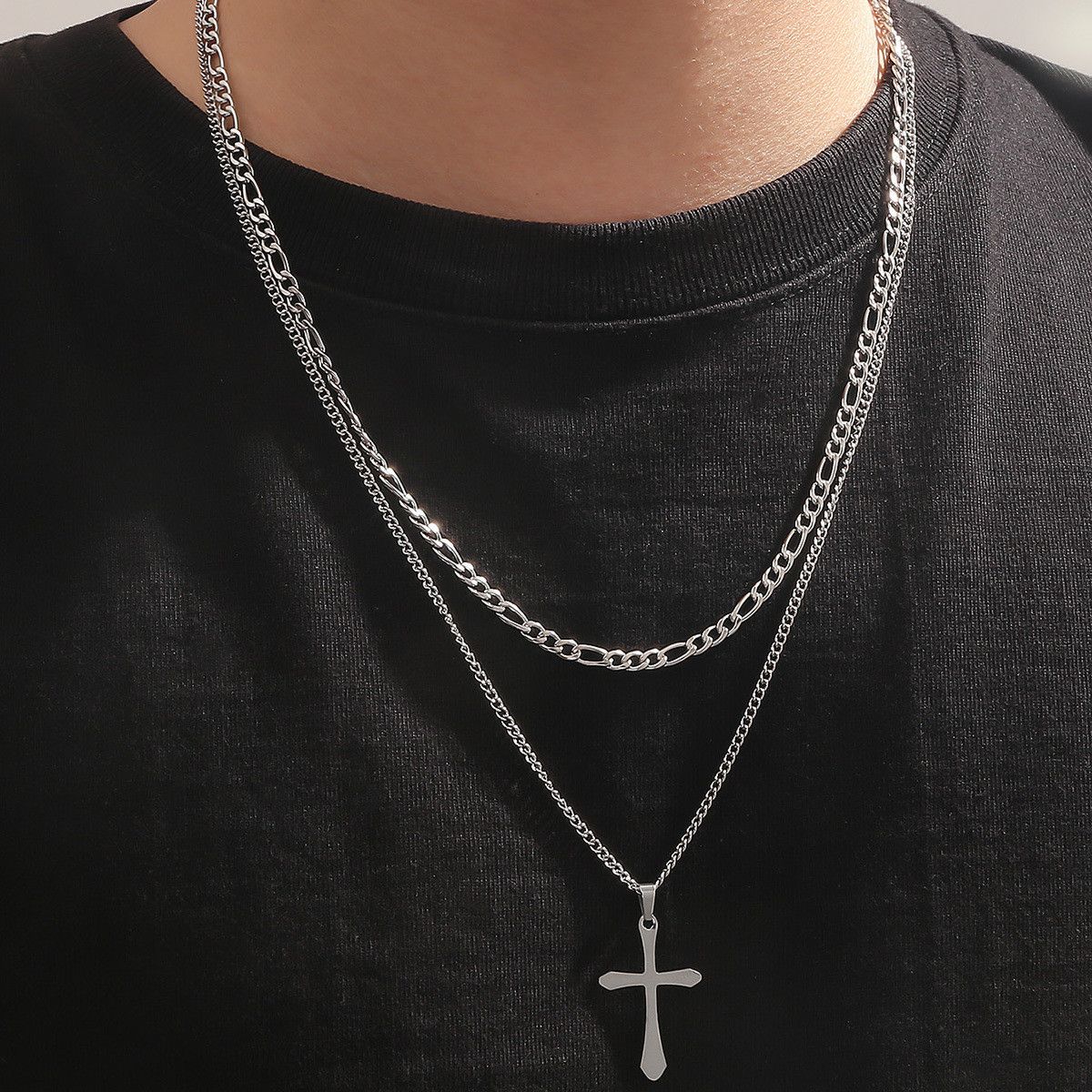 Other Cross Matchless STEAL! Y2K Chains Necklace Chain Size ONE SIZE - 1 Thumbnail