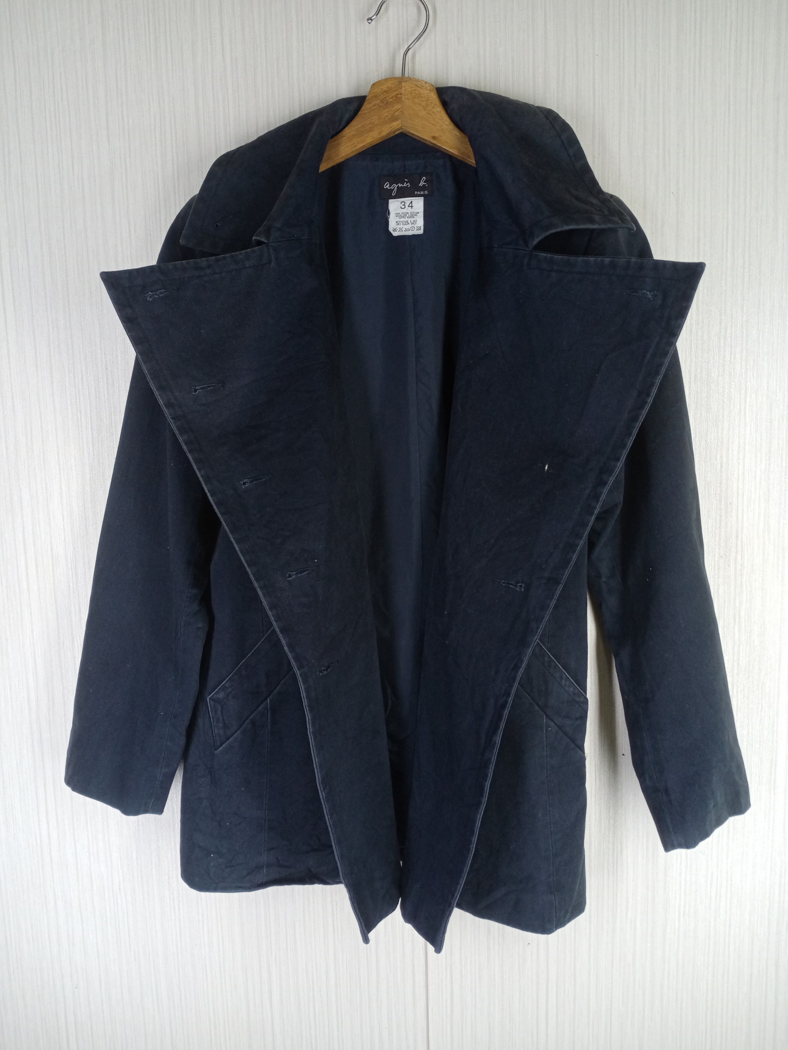 agnes b. Rare Vintage Agnes B. Double Breasted Jacket Size US S / EU 44-46 / 1 - 4 Thumbnail