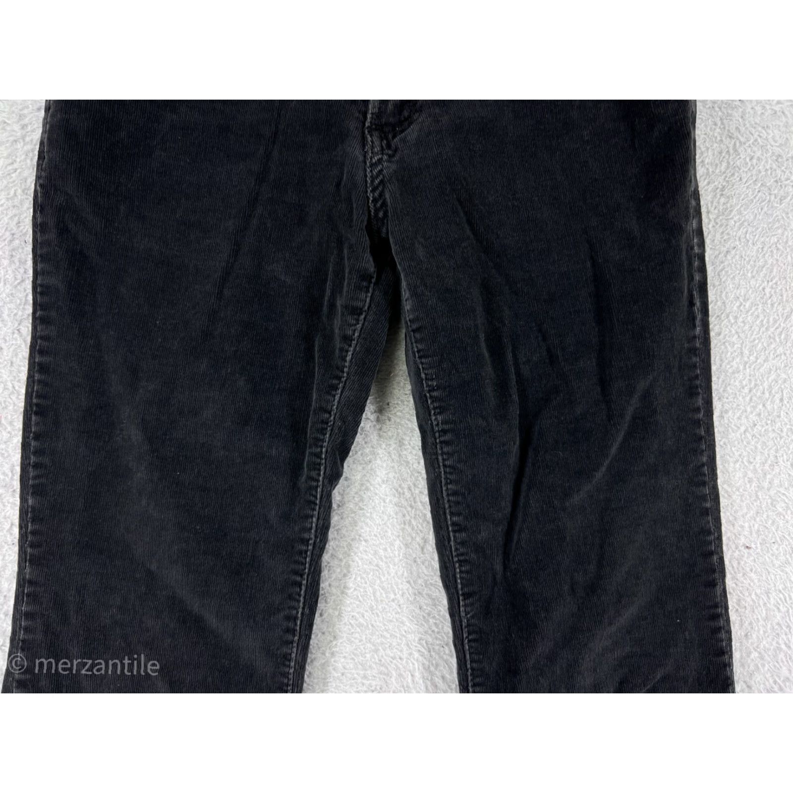 Vintage Sapphire Jeans Pants Womens 5 Black Corduroy Cotton Blend Stretch Bootcut Size 27" / US 4 / IT 40 - 5 Thumbnail