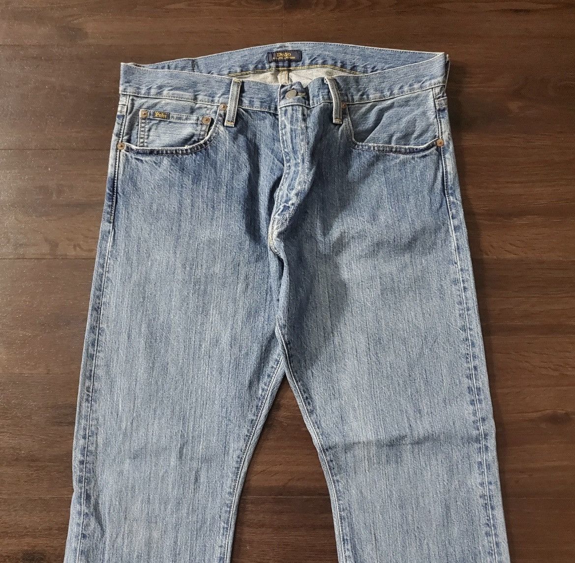 Polo Ralph Lauren Polo Ralph Lauren Jeans 34x30 Straight Fit Blue Denim Light Size US 34 / EU 50 - 2 Thumbnail