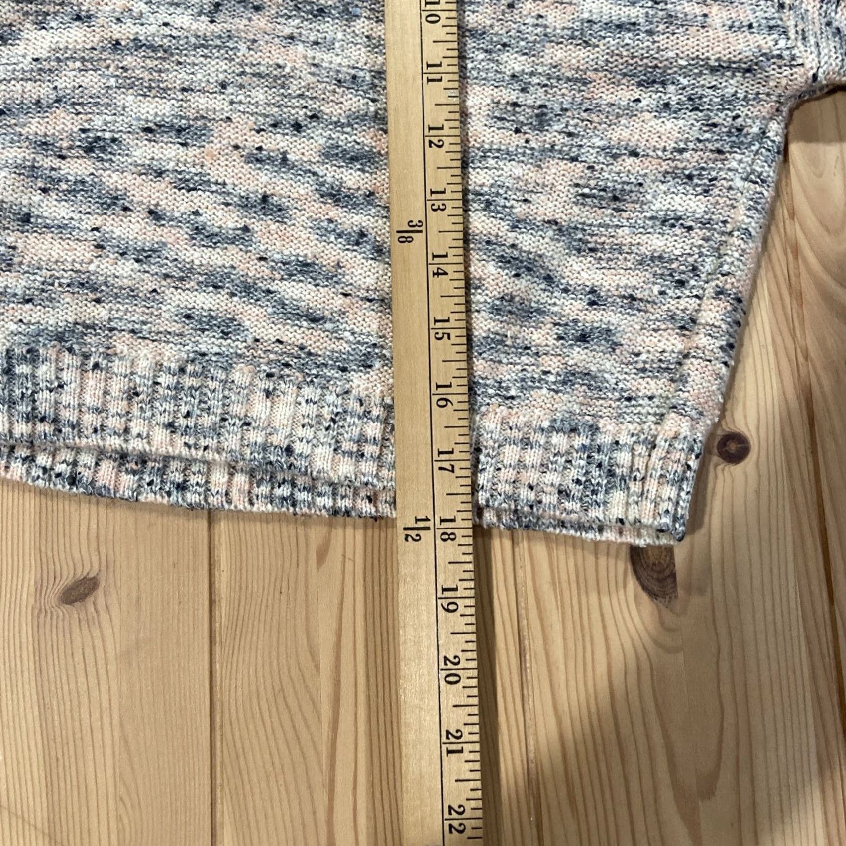 Billabong Billabong Sweater Womens Small Knit Long Sleeve Striped Ivory Blue Pink Pullover Size S / US 4 / IT 40 - 4 Thumbnail