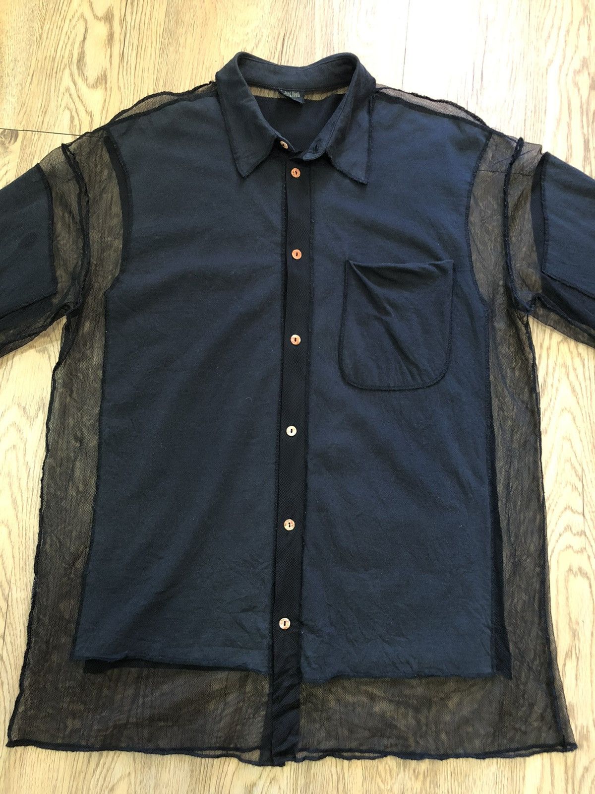Jean Paul Gaultier Jean Paul Gaultier Homme mesh shirt | Grailed