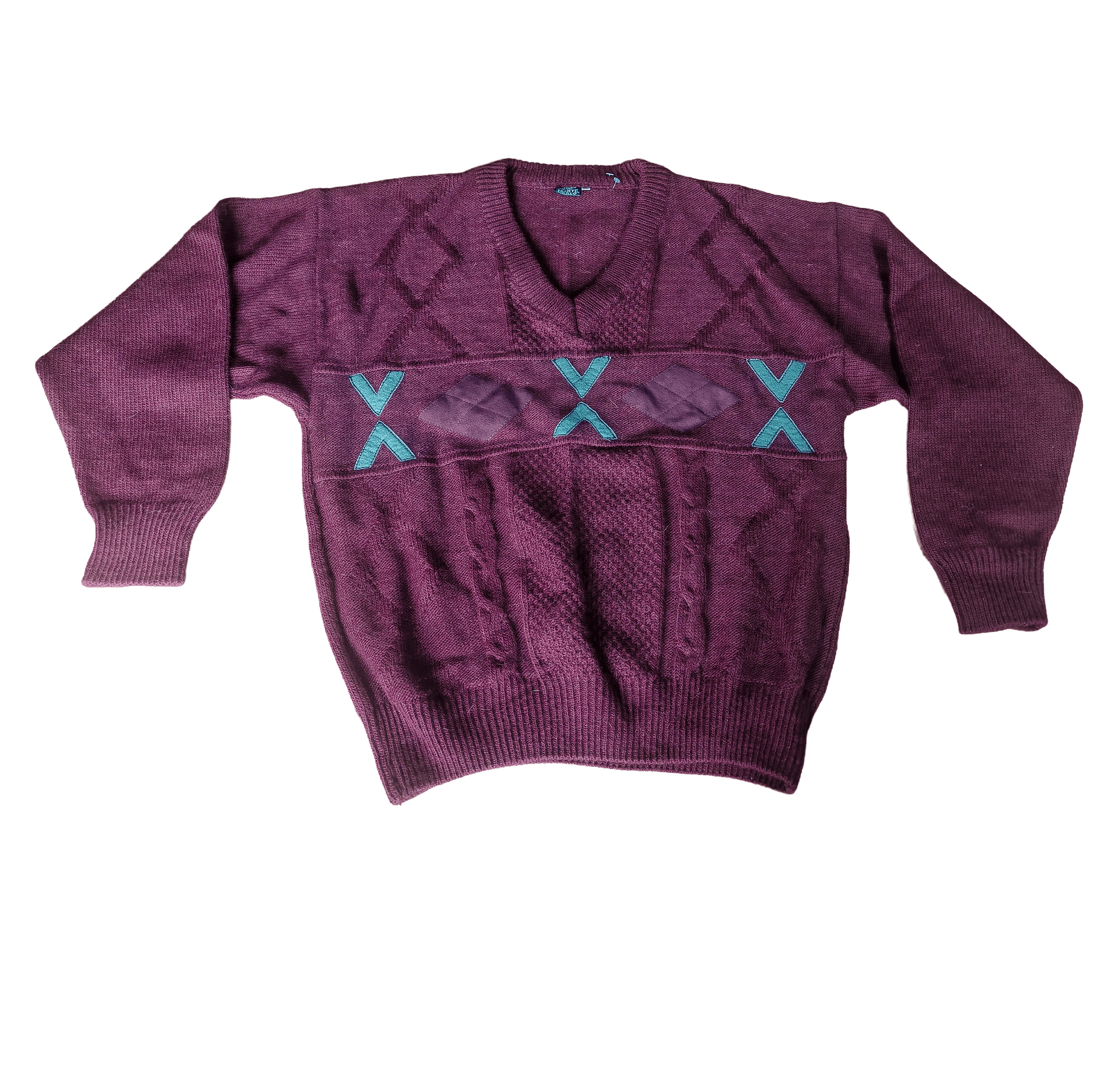 Other VTG Monte Carlo Men's Burgundy Pullover Sweater Size US M / EU 48-50 / 2 - 1 Thumbnail