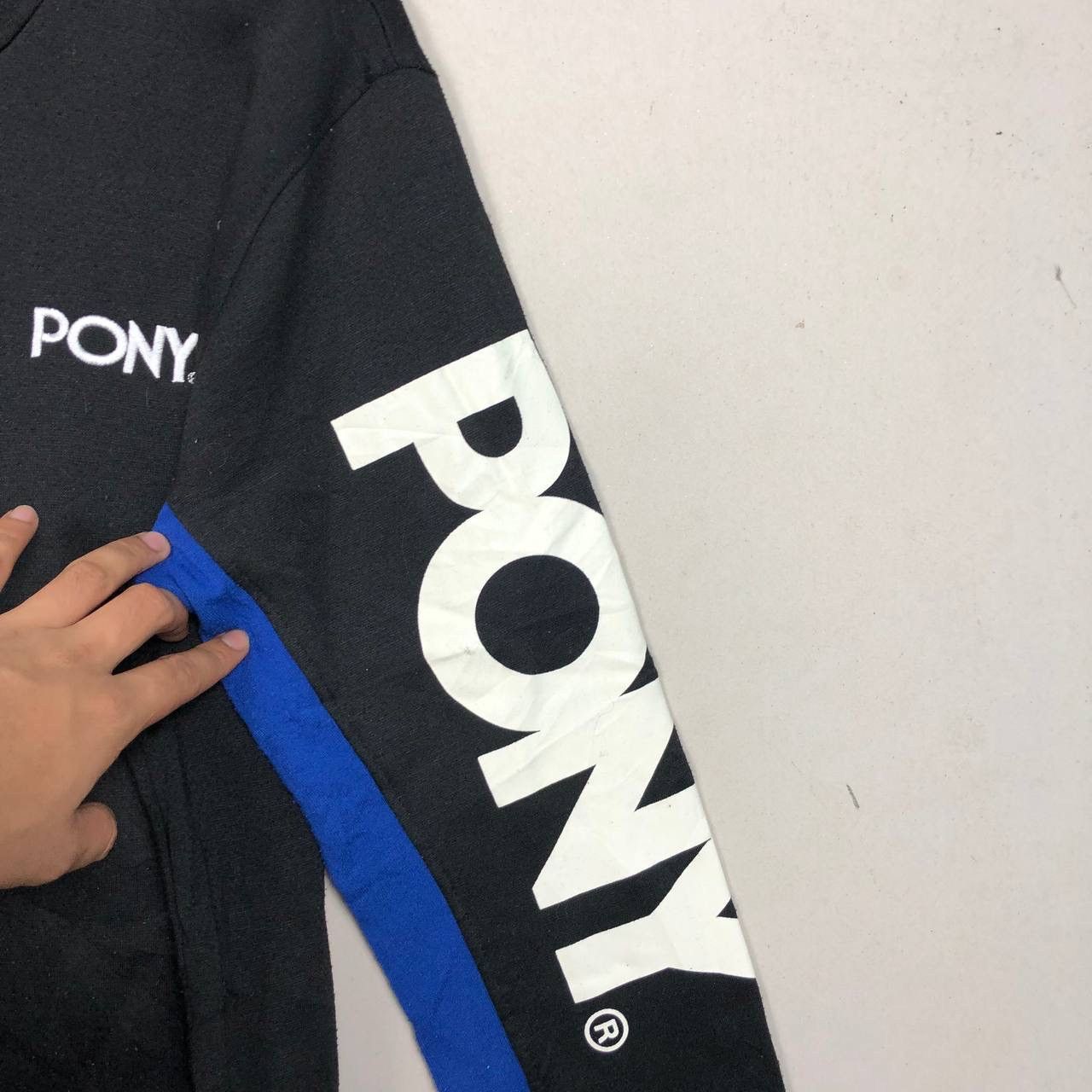 PONY × Vintage Vintage PONY Full Zipper Sweater Jacket Size US L / EU 52-54 / 3 - 4 Thumbnail