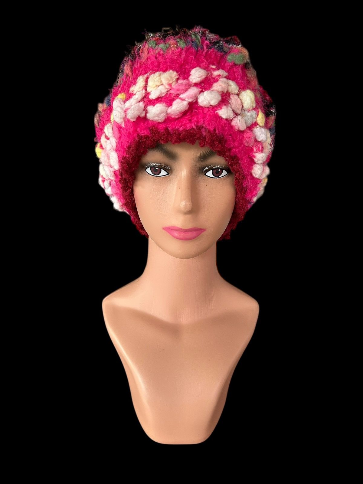 Kapital Crochet Knitted Handmade Big Beanie Hats Size ONE SIZE - 2 Thumbnail