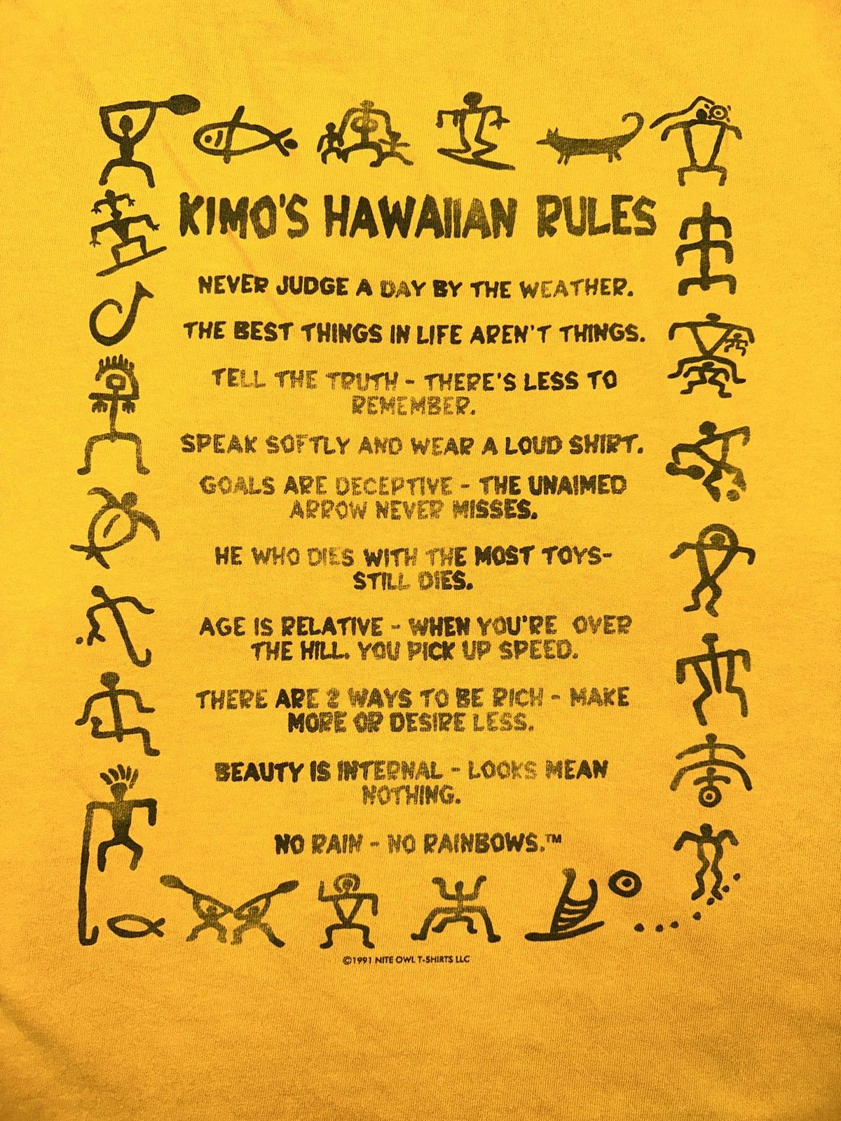 Other Merch Nite Owl 1991 Kimo's Hawaiian Rules Vintage Size US XL / EU 56 / 4 - 3 Thumbnail