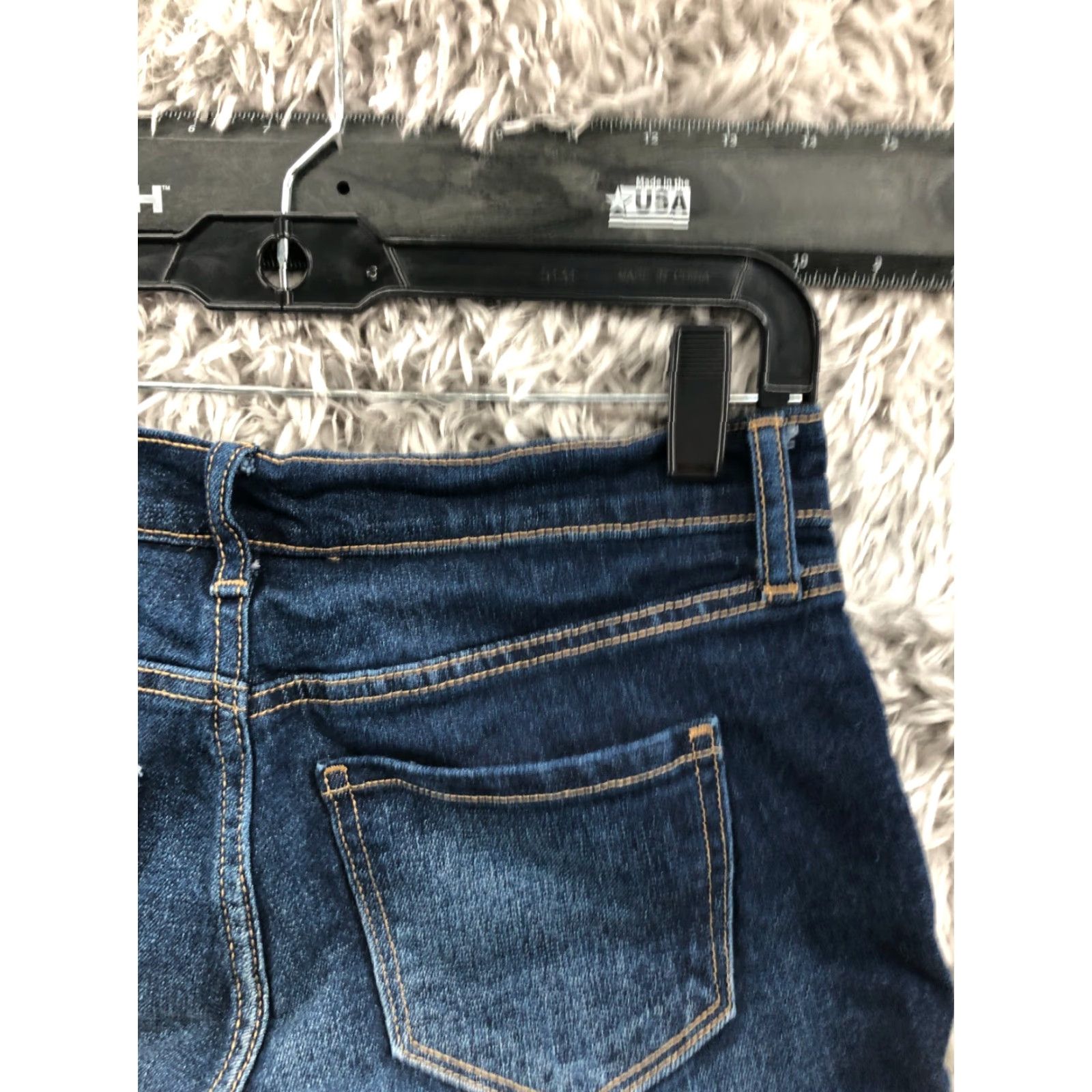 Old Navy Old Navy Womens Boyfriend Shorts Denim Size 0 Blue Dark Wash 5-Pocket Regular Rise Casual Jeans Size 25" / US 0 / IT 36 - 5 Thumbnail