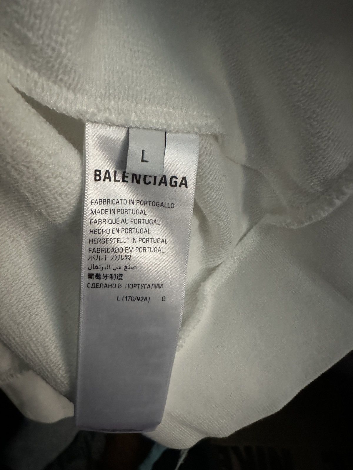 Balenciaga Balenciaga MIAMI EXCLUSIVE White Soccer Hoodie Size US L / EU 52-54 / 3 - 9 Thumbnail