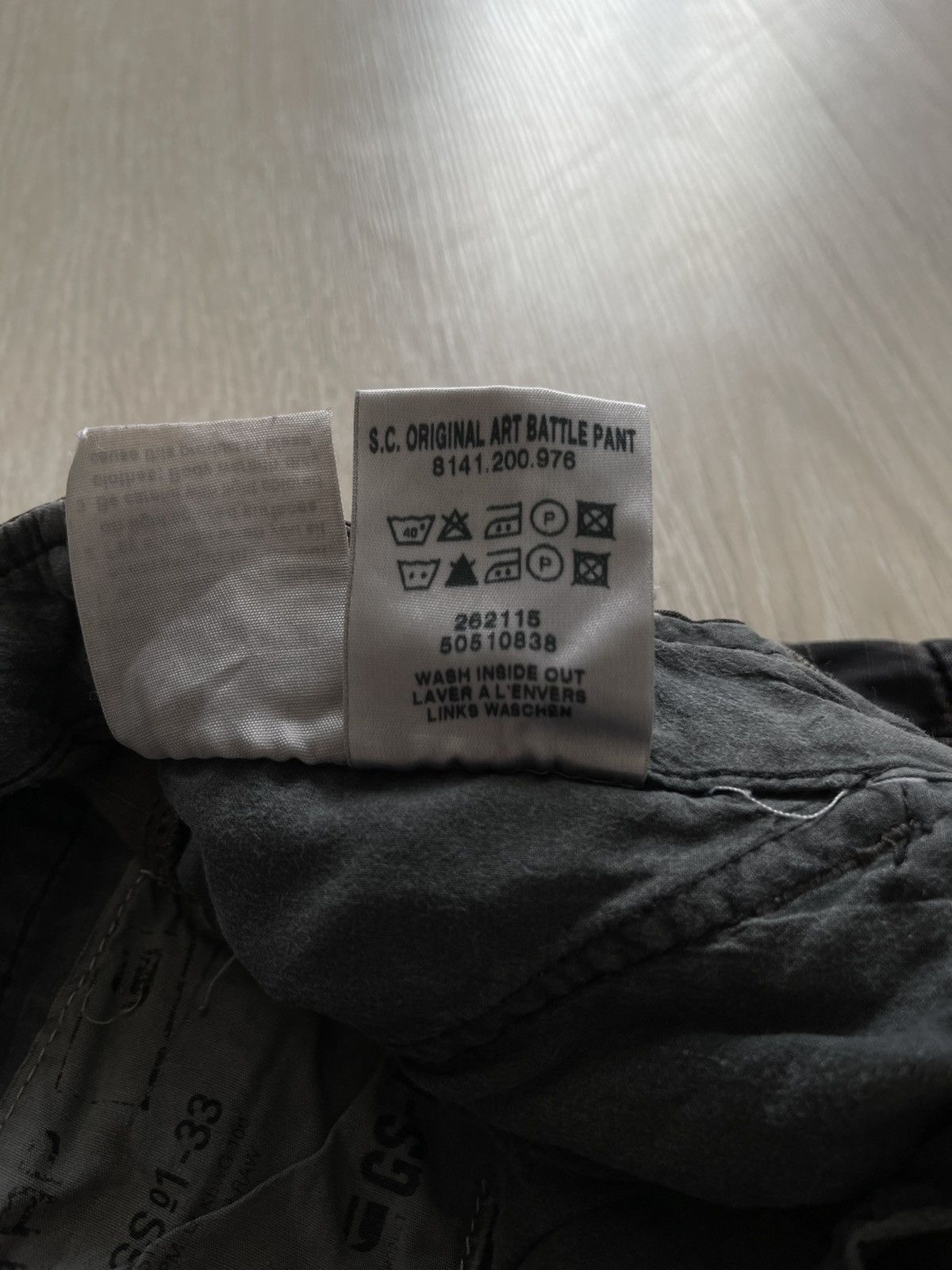 G-Star G Star Raw Military Camo Baggy Distressed Cargo Pants Size US 30 / EU 46 - 9 Thumbnail