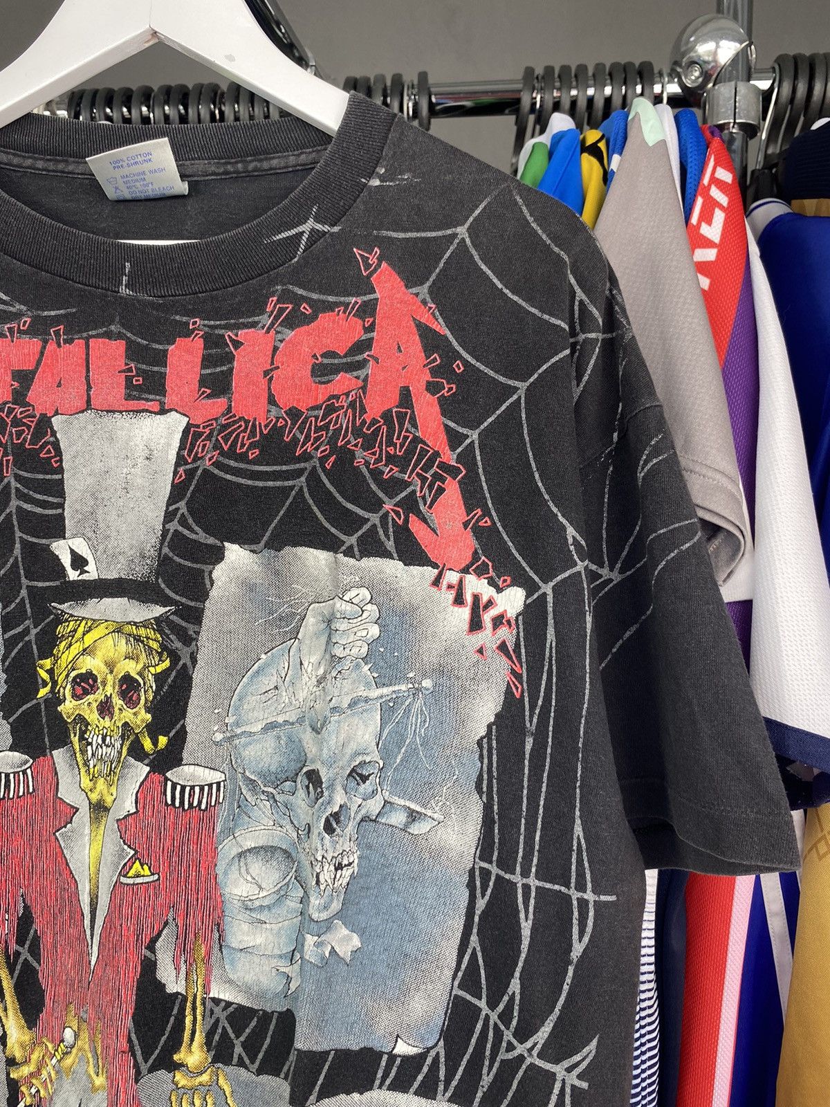 Band Tees VINTAGE BROCKUM METALLICA 1992 DAMAGE INC ALL OVER PRINT Size US XL / EU 56 / 4 - 4 Thumbnail
