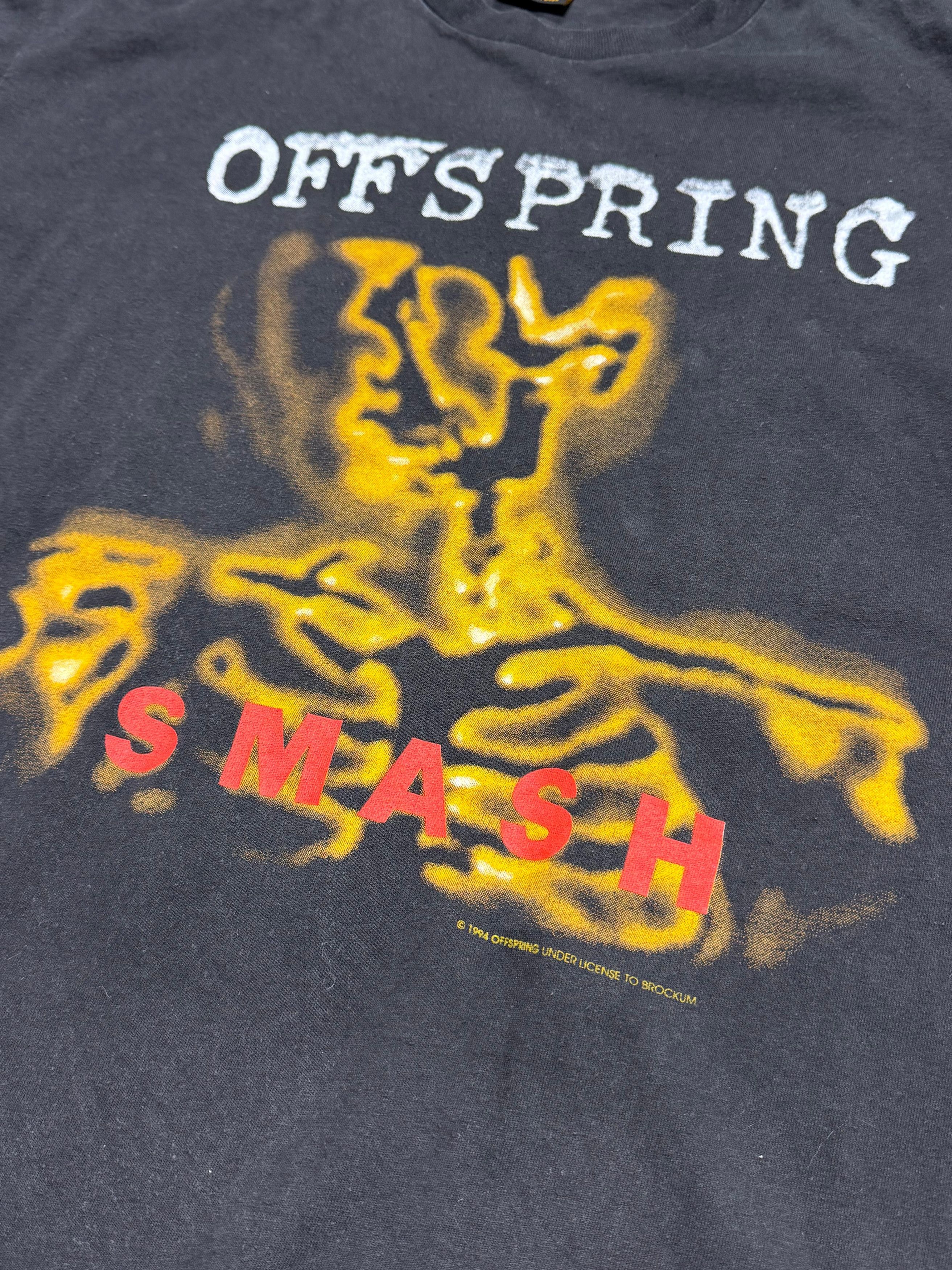 Brockum Vtg 1994 The Offspring Smash Promo T-Shirt - Single Stitch Size US XL / EU 56 / 4 - 2 Thumbnail
