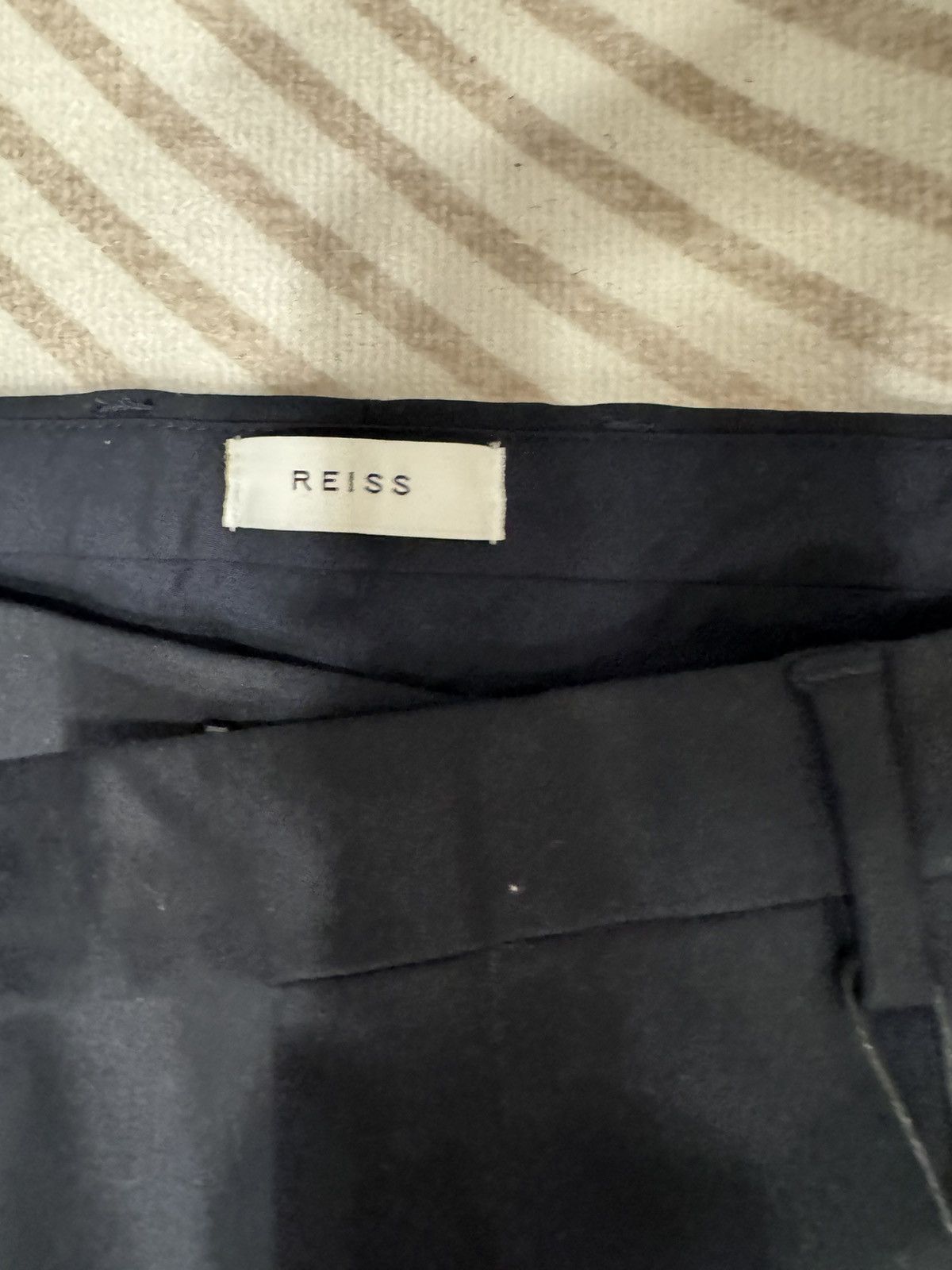 Reiss NEW Men’s Reiss Westford Slim Chino Pant Navy 34 Waist Size 34R - 4 Thumbnail