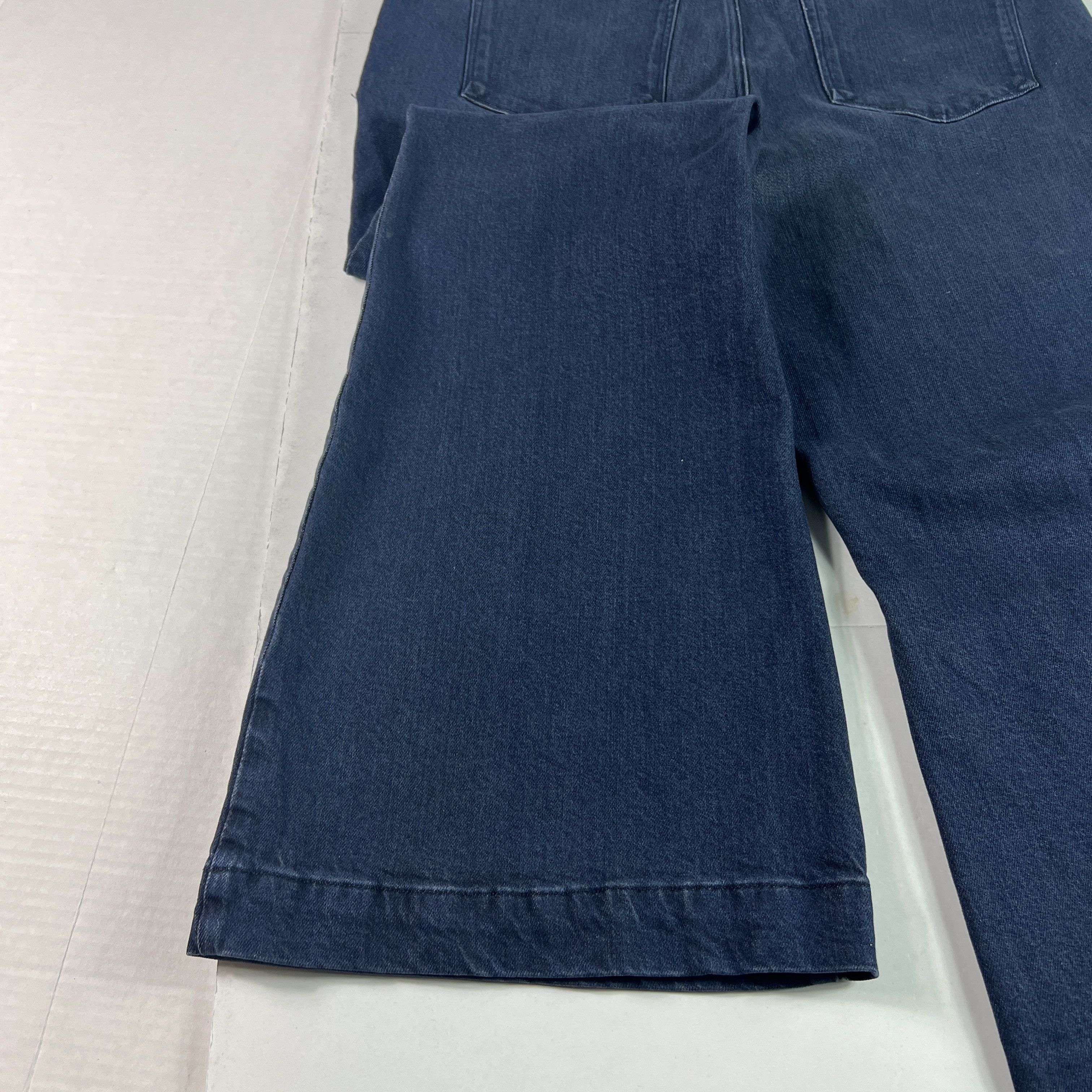 Good American Good American Jean Good Legs Flare High Rise Dark Blue Denim Size 40" / US 18 - 14 Thumbnail