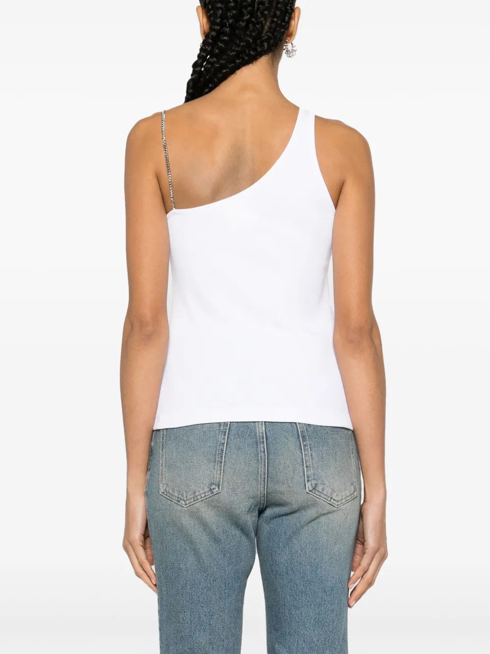 Givenchy o1y0925 Tank Top in White Size L / US 10 / IT 46 - 4 Thumbnail