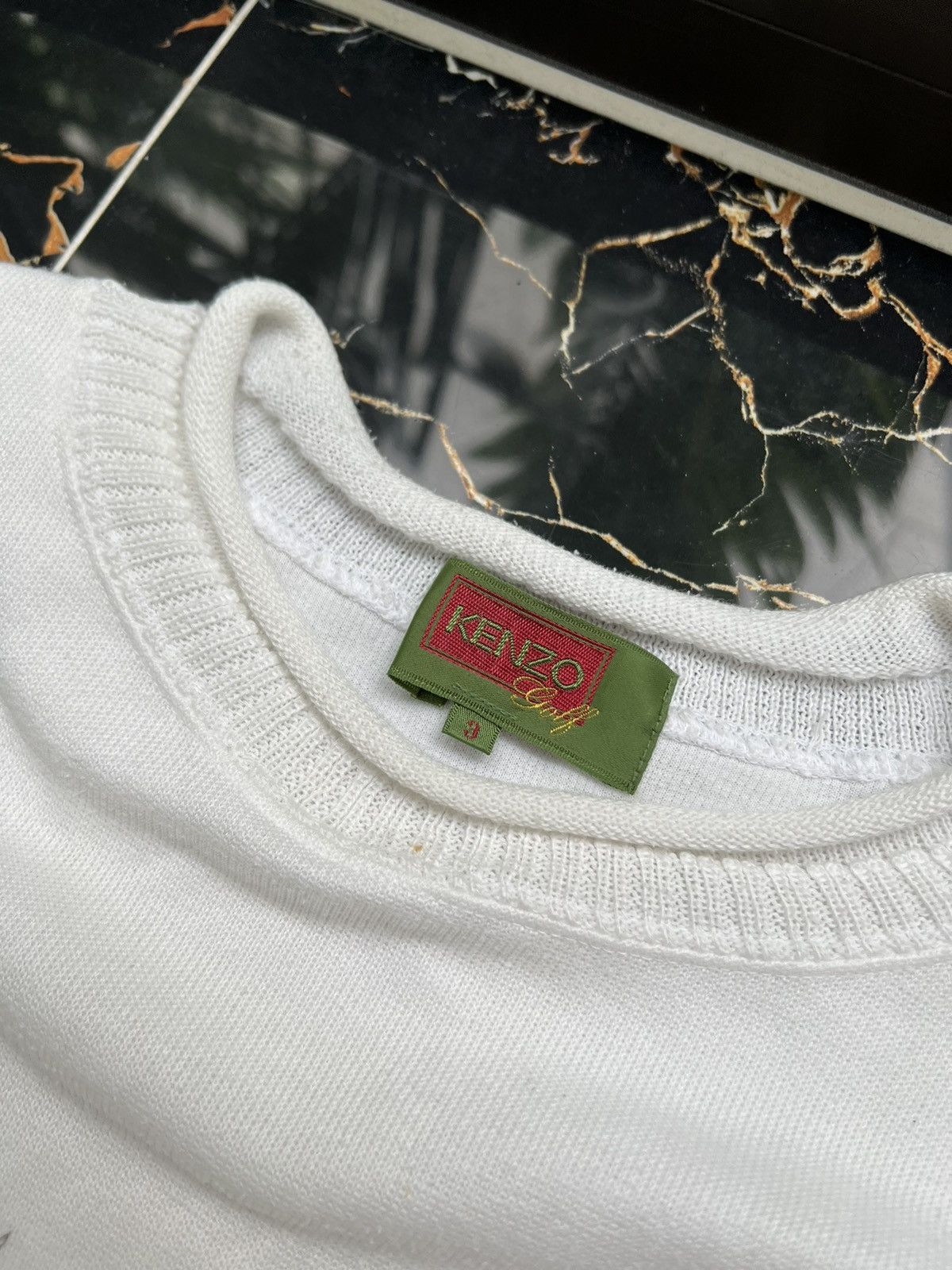 Kenzo × Vintage 90’s KENZO GOLF SWEATER BIG LOGO RETRO Y2K Size US L / EU 52-54 / 3 - 4 Thumbnail
