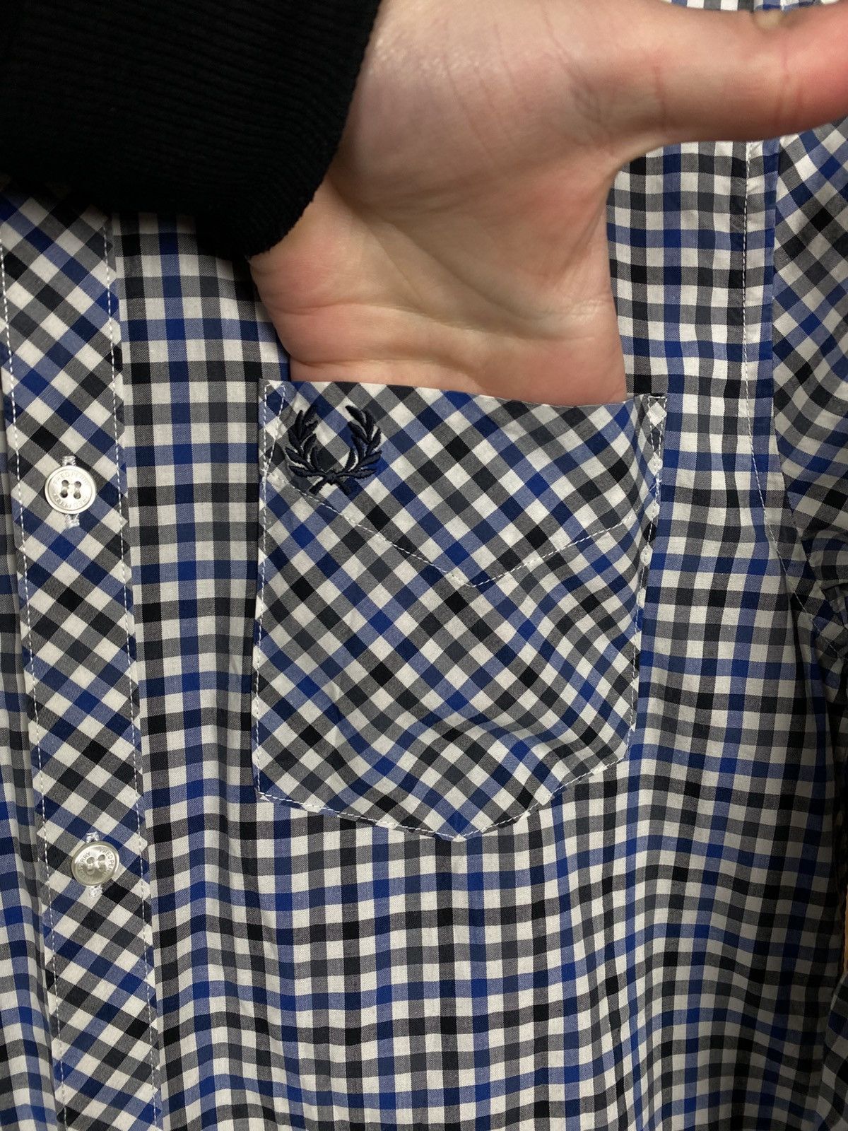 Fred Perry 🍃Shirt Button Up Fred Perry Flannel Checkered Luxury Tee🍃 Size US S / EU 44-46 / 1 - 7 Thumbnail