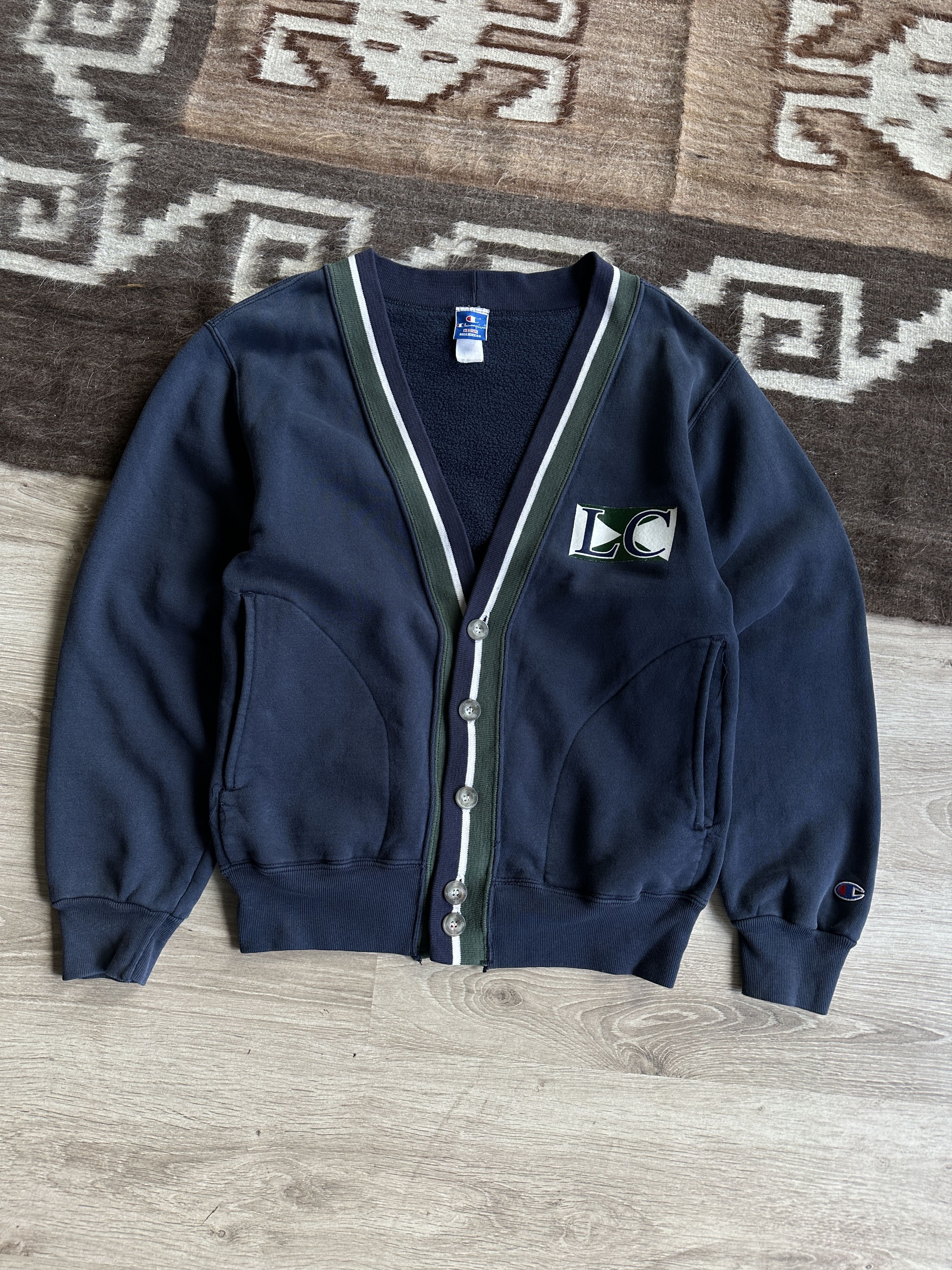 Champion Champion 80s USA Made University Cardigan 7866AC Size US M / EU 48-50 / 2 - 1 Thumbnail