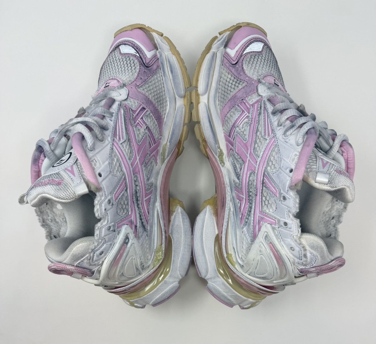 Balenciaga Balenciaga Runner Sneaker Pink/White Size US 10 / IT 40 - 4 Thumbnail