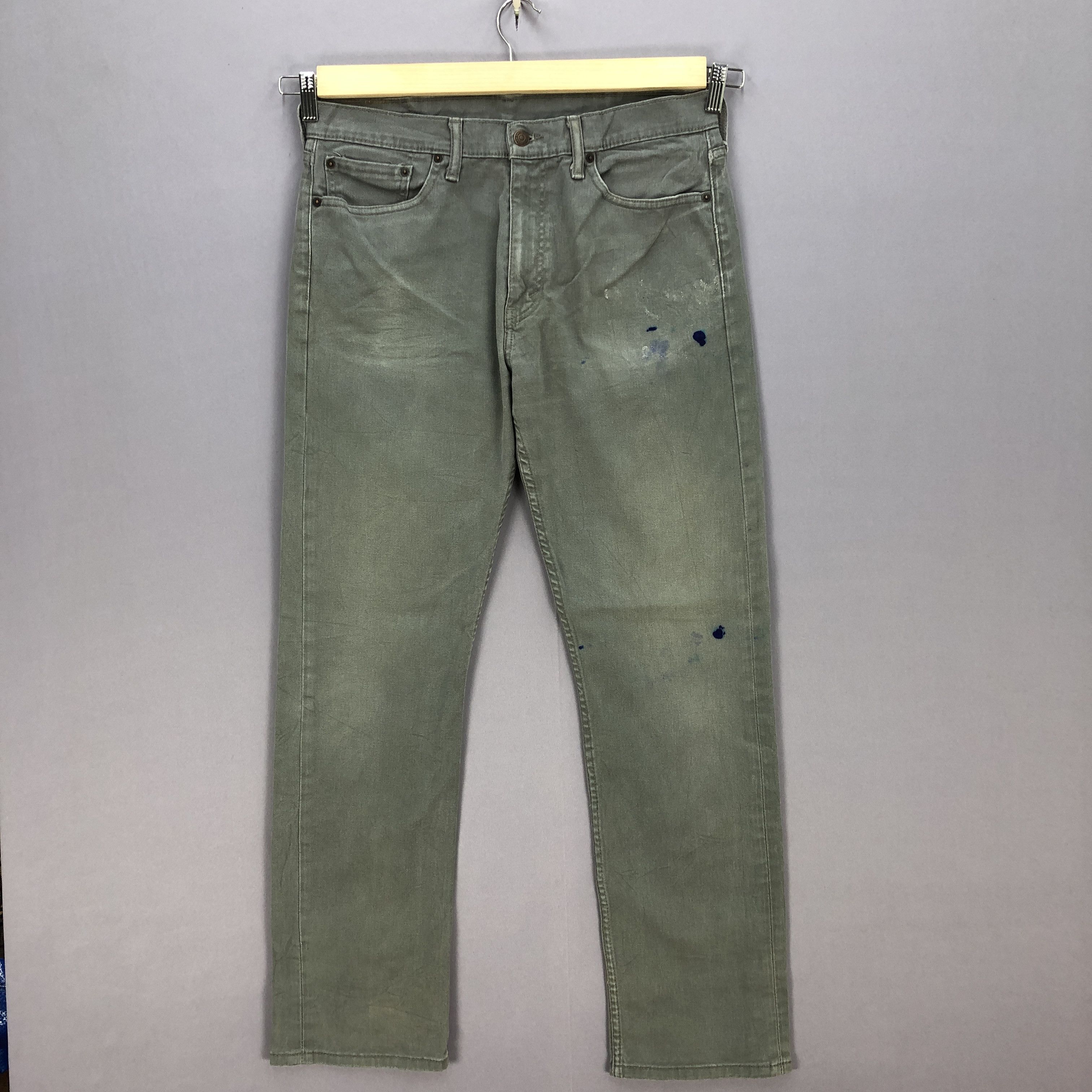 Levi's Vintage Levis Dirty Jeans Levi's Ash Gray Black Denim Pants Size US 34 / EU 50 - 1 Thumbnail