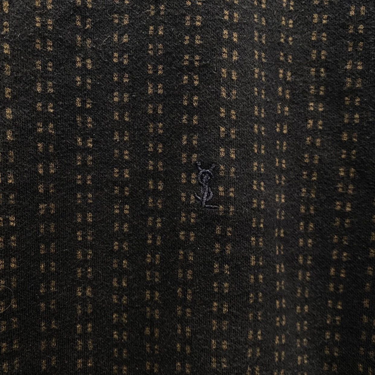 Yves Saint Laurent Vintage Yves Saint Laurent Full Print YSL Men's Polo Shirt Size US XL / EU 56 / 4 - 5 Thumbnail