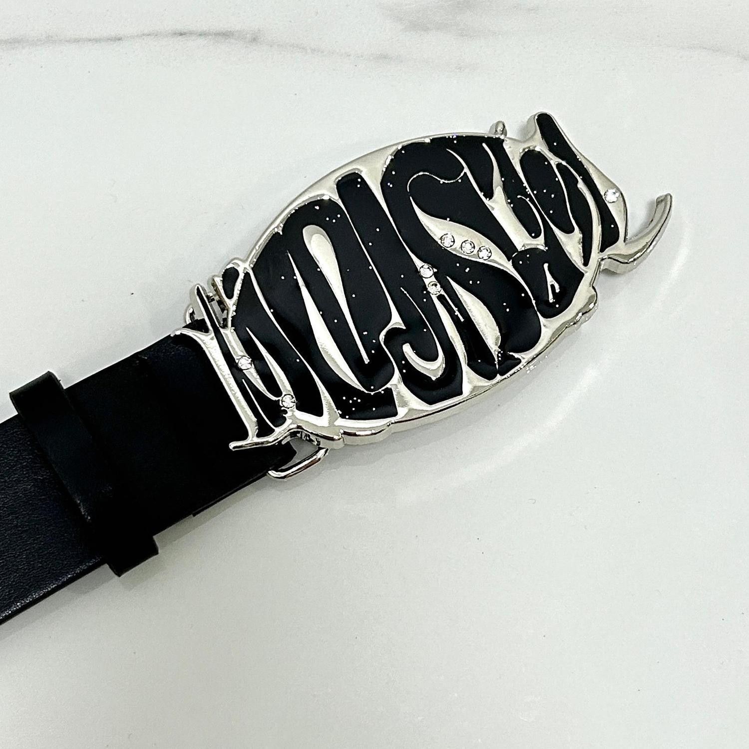 Designer Modern Vintage Belt Riveted Belts Menswear Accessories Size ONE SIZE - 3 Thumbnail