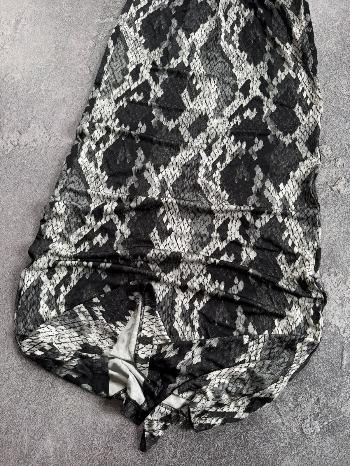 Cavalli Class × Just Cavalli × Roberto Cavalli Just Cavalli 46 animal print snake 🐍 piton long dress Size L / US 10 / IT 46 - 2 Thumbnail