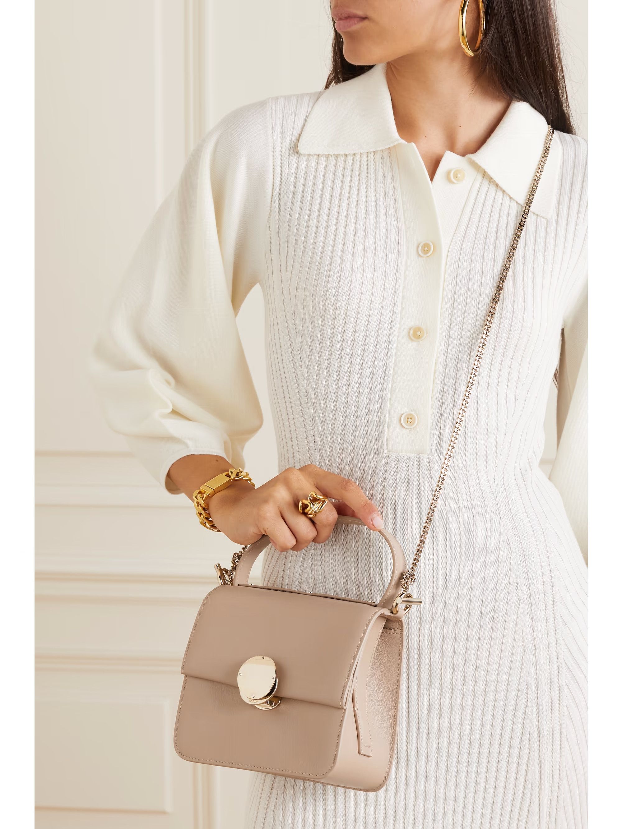 Chloe o1loc1c1024 Size: OS / Handle Bag in Powder Beige Size ONE SIZE - 2 Thumbnail