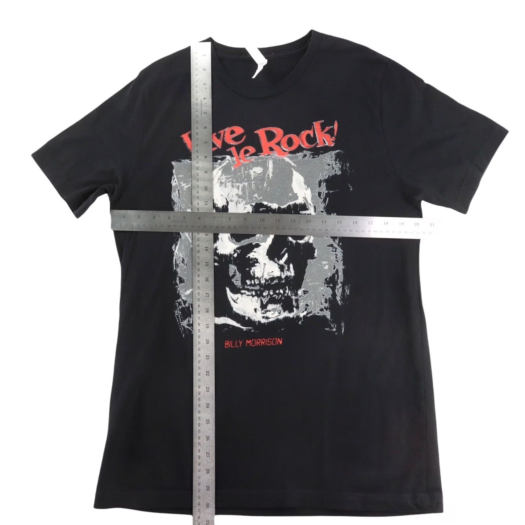 Vintage Vive Le Rock Black TShirt Punk Music RARE Large Bella Canvas T-Shirt Mens Size US L / EU 52-54 / 3 - 3 Thumbnail