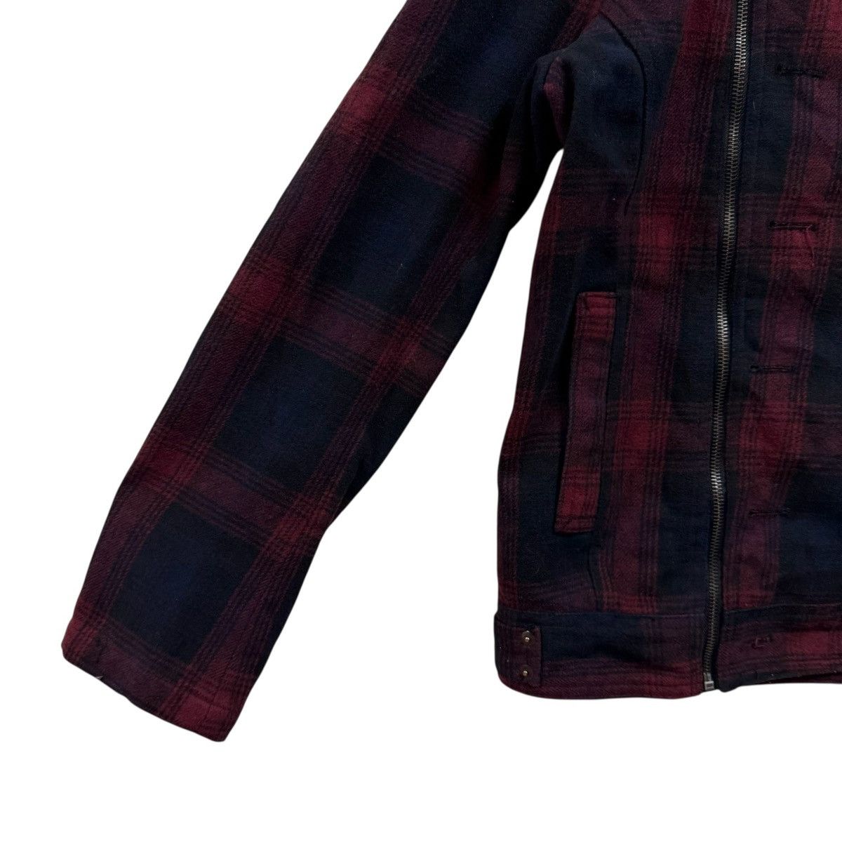 Le Grande Bleu (L.G.B.) Red Plaid Hoodie Jacket Vkei Style LGB Size US M / EU 48-50 / 2 - 6 Thumbnail