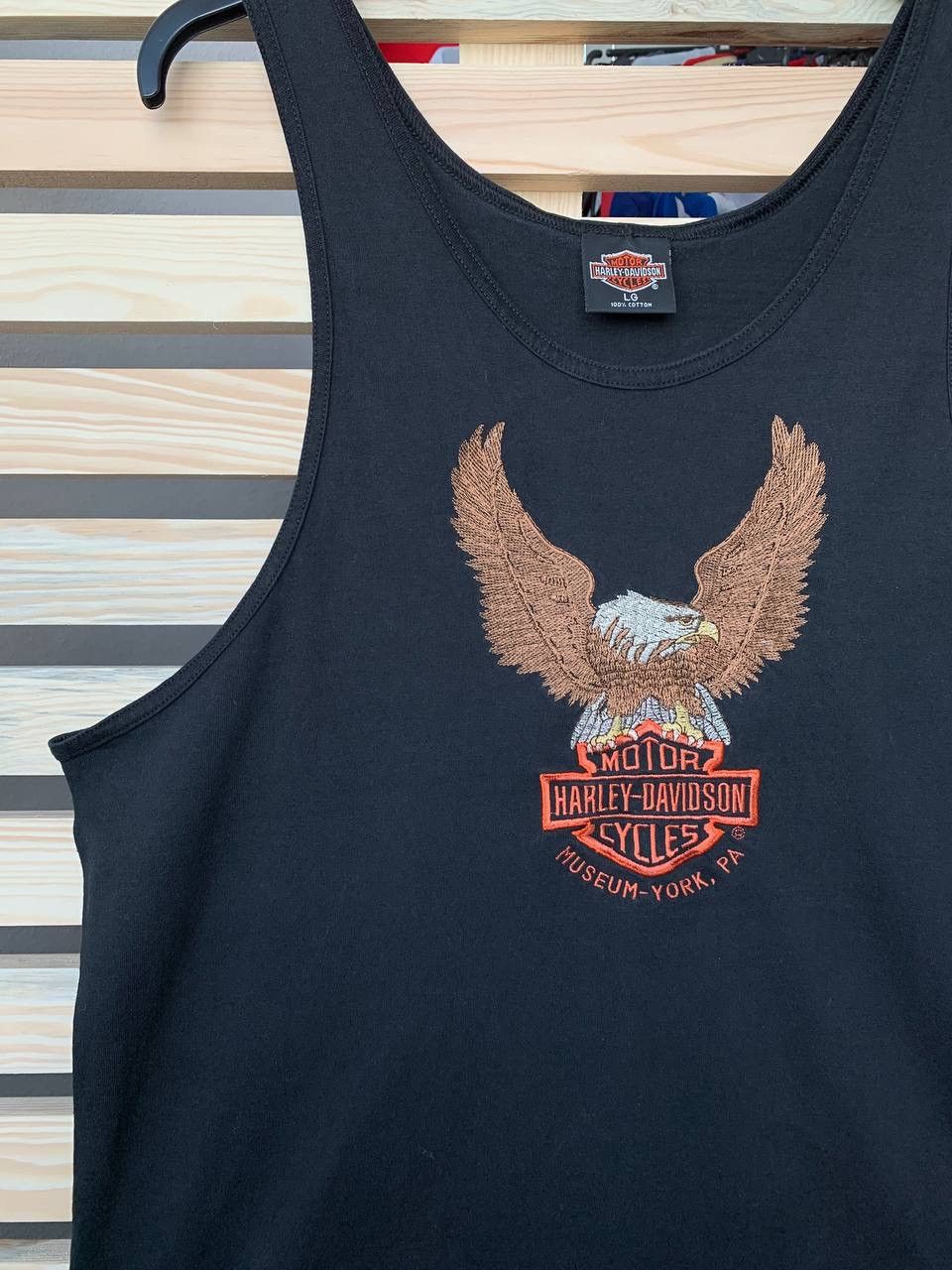 Harley Davidson × Vintage Vintage Harley Davidson Eagle Graphic Tank Top L Size US L / EU 52-54 / 3 - 2 Thumbnail