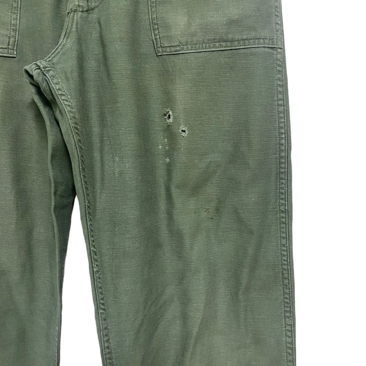 Vintage Vintage 60s US Army Fatigue Pants Og107 Sateen Size US 31 - 7 Thumbnail