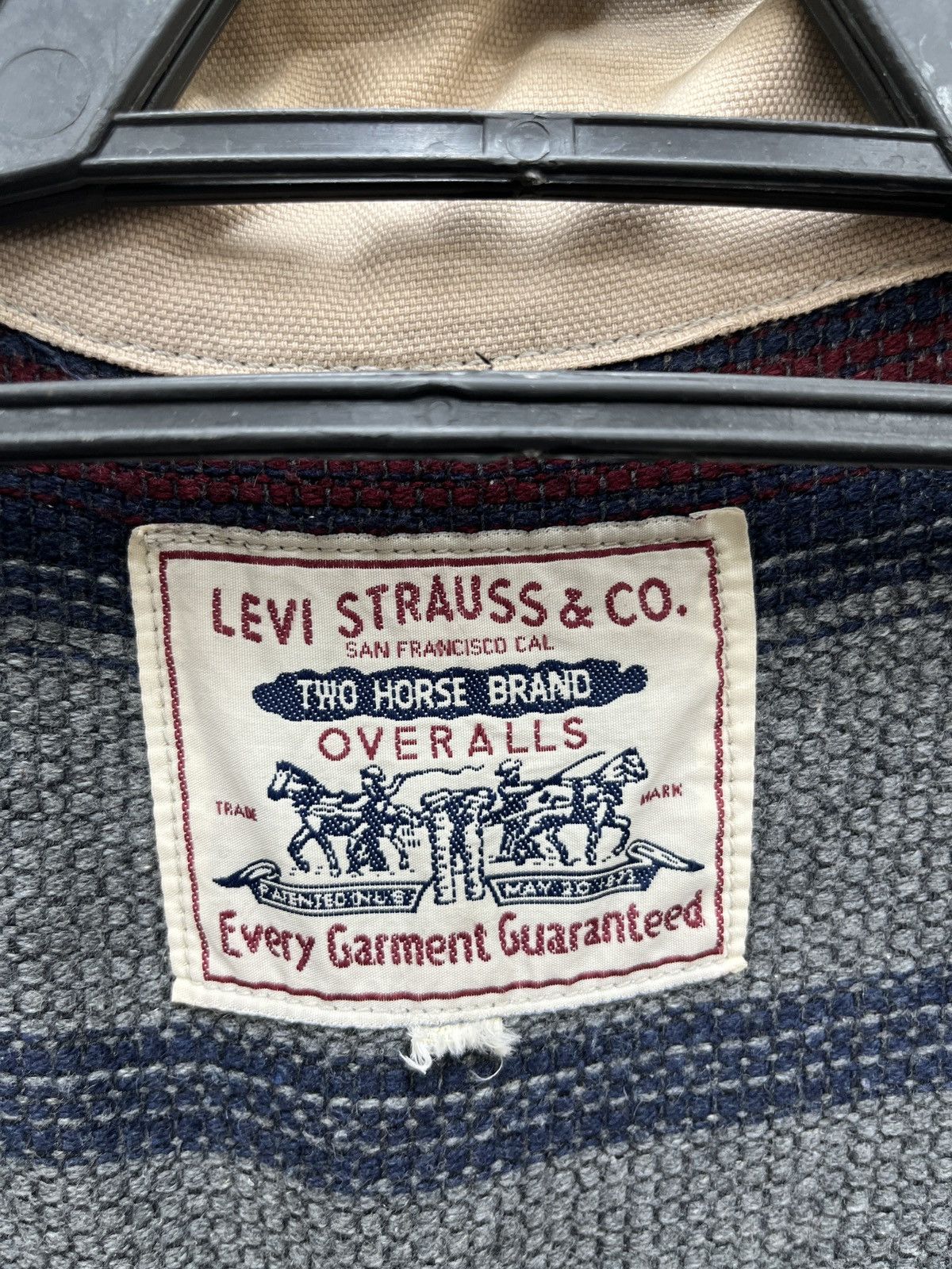Levi's × Vintage 🔥🔥🔥STEALS VTG LEVIS BLANKET LINED CHORE JACKET Size US L / EU 52-54 / 3 - 8 Thumbnail