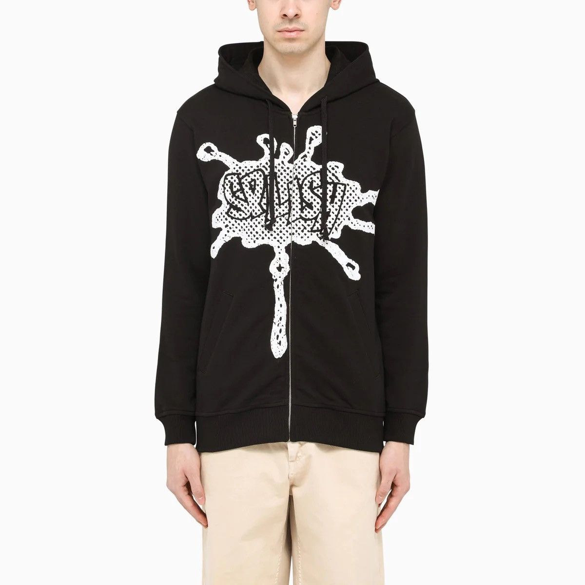 Comme des Garcons !DS! SS22 Comme Des Garcons "Splish" Logo Black Hoodie Size US L / EU 52-54 / 3 - 4 Thumbnail
