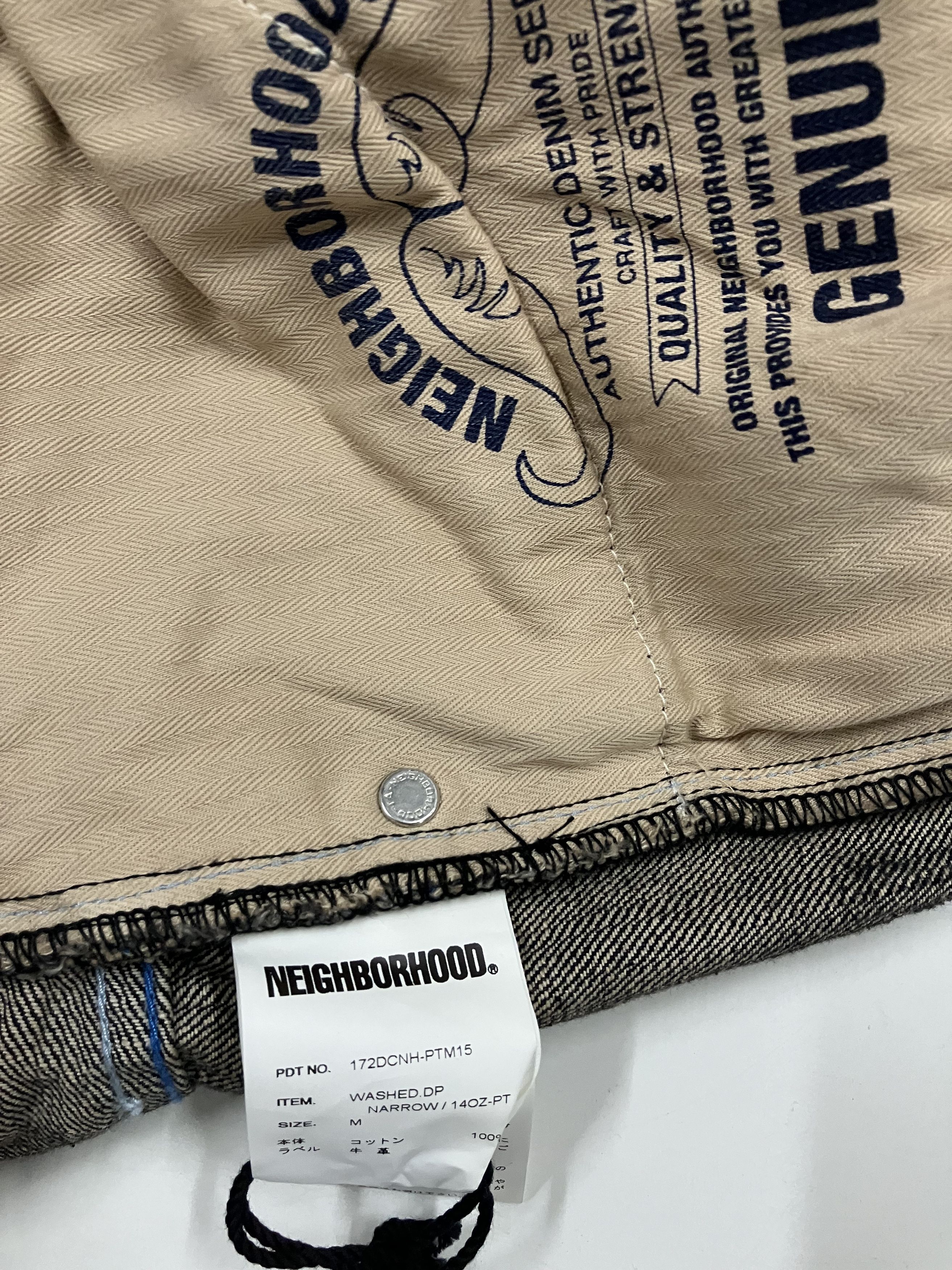Neighborhood Washed DP Narrow / 14OZ -PT Size US 32 / EU 48 - 4 Thumbnail