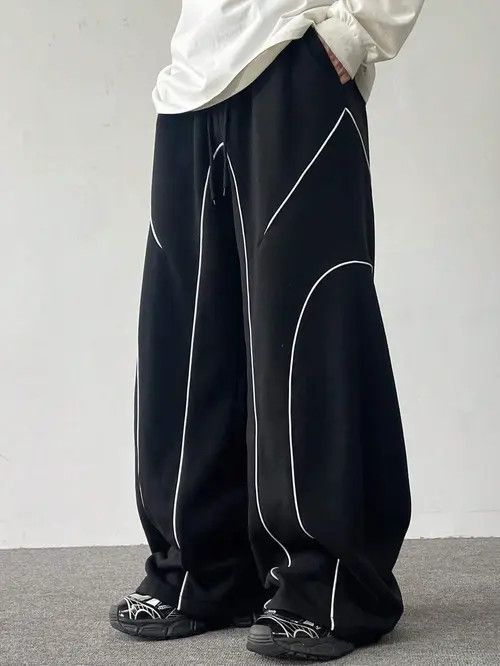 Japanese Brand Casual wide leg Sweatpants Streetwear Baggy Size US 30 / EU 46 - 4 Thumbnail