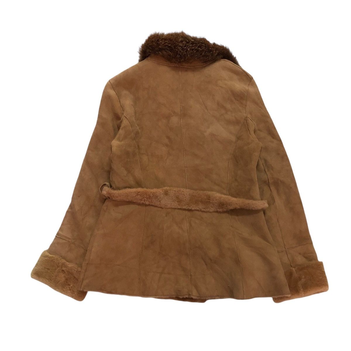 Vintage 🔥VINTAGE LEATHER JACKET SHEARLING MINK FUR L&R SPAIN Size US M / EU 48-50 / 2 - 2 Thumbnail