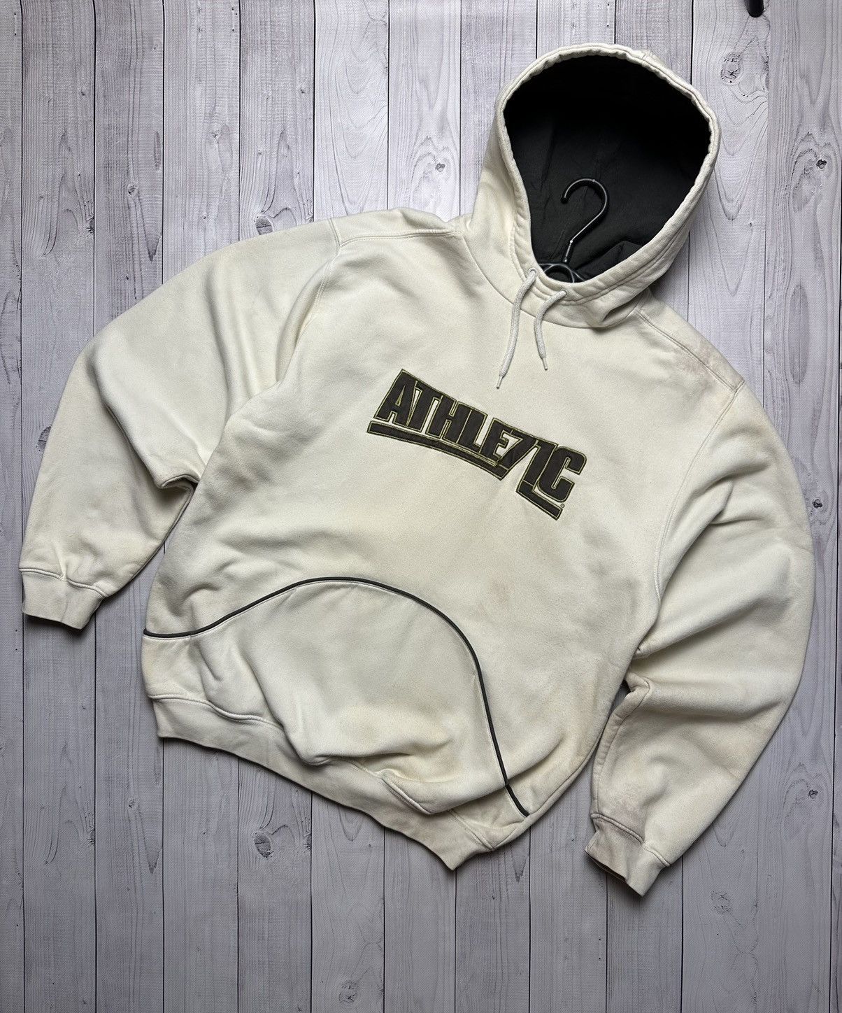 Vintage Vintage Nike athletic 72 big logo hoodie size M distressed Size US M / EU 48-50 / 2 - 1 Thumbnail