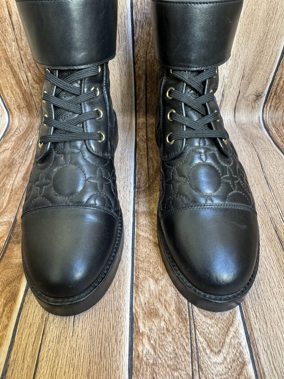Louis Vuitton Wonderland embossed monogram boots Size US 7 / IT 37 - 5 Thumbnail