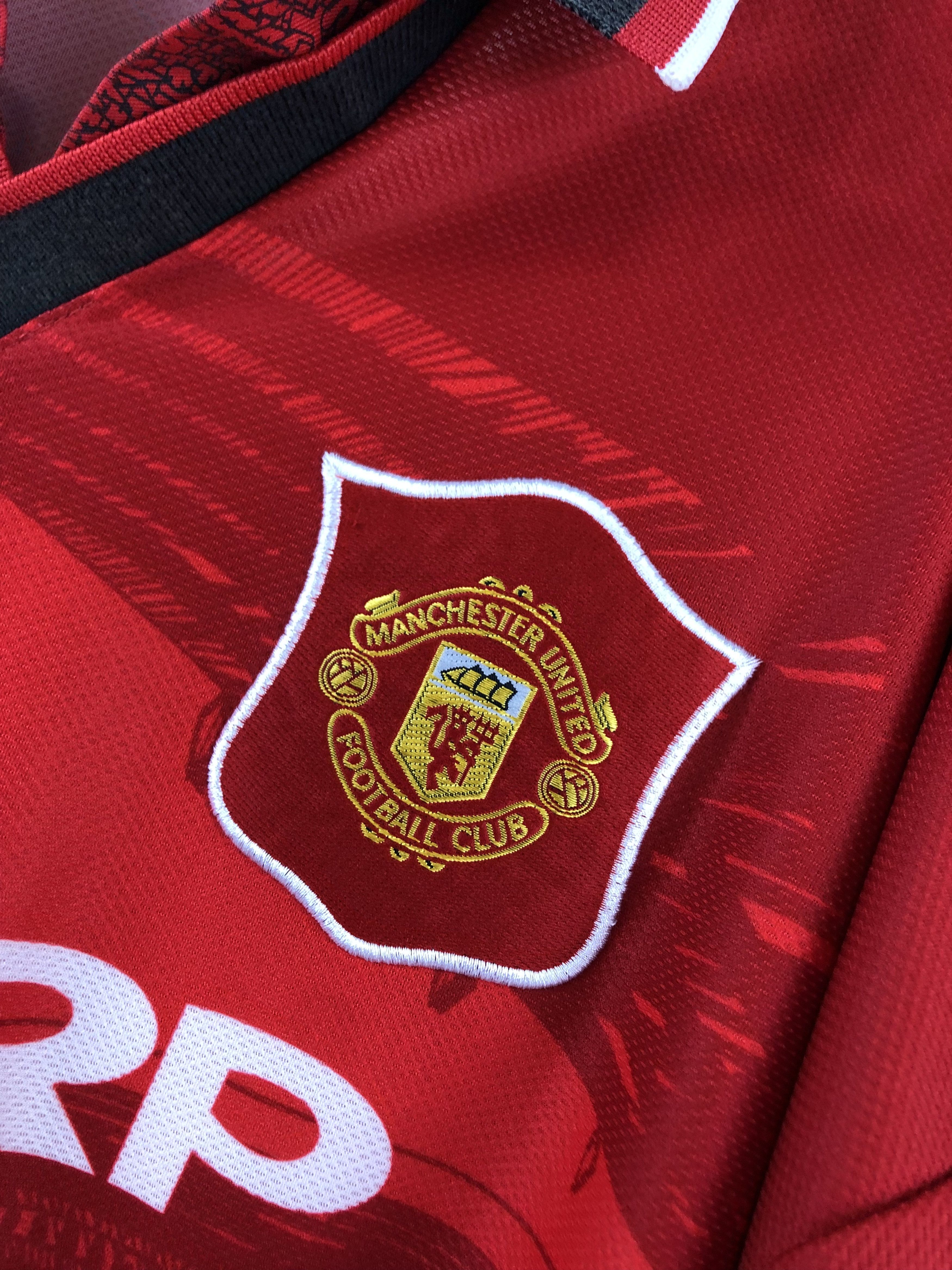 Umbro Manchester United football shirt 1994 Soccer Umbro Jersey Size US XXL / EU 58 / 5 - 6 Thumbnail