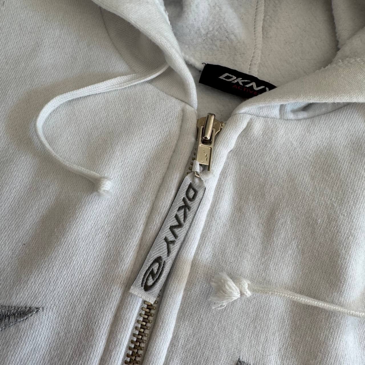 DKNY DKNY Y2K Vintage Big Logo Zip Hoodie Size M / US 6-8 / IT 42-44 - 10 Thumbnail