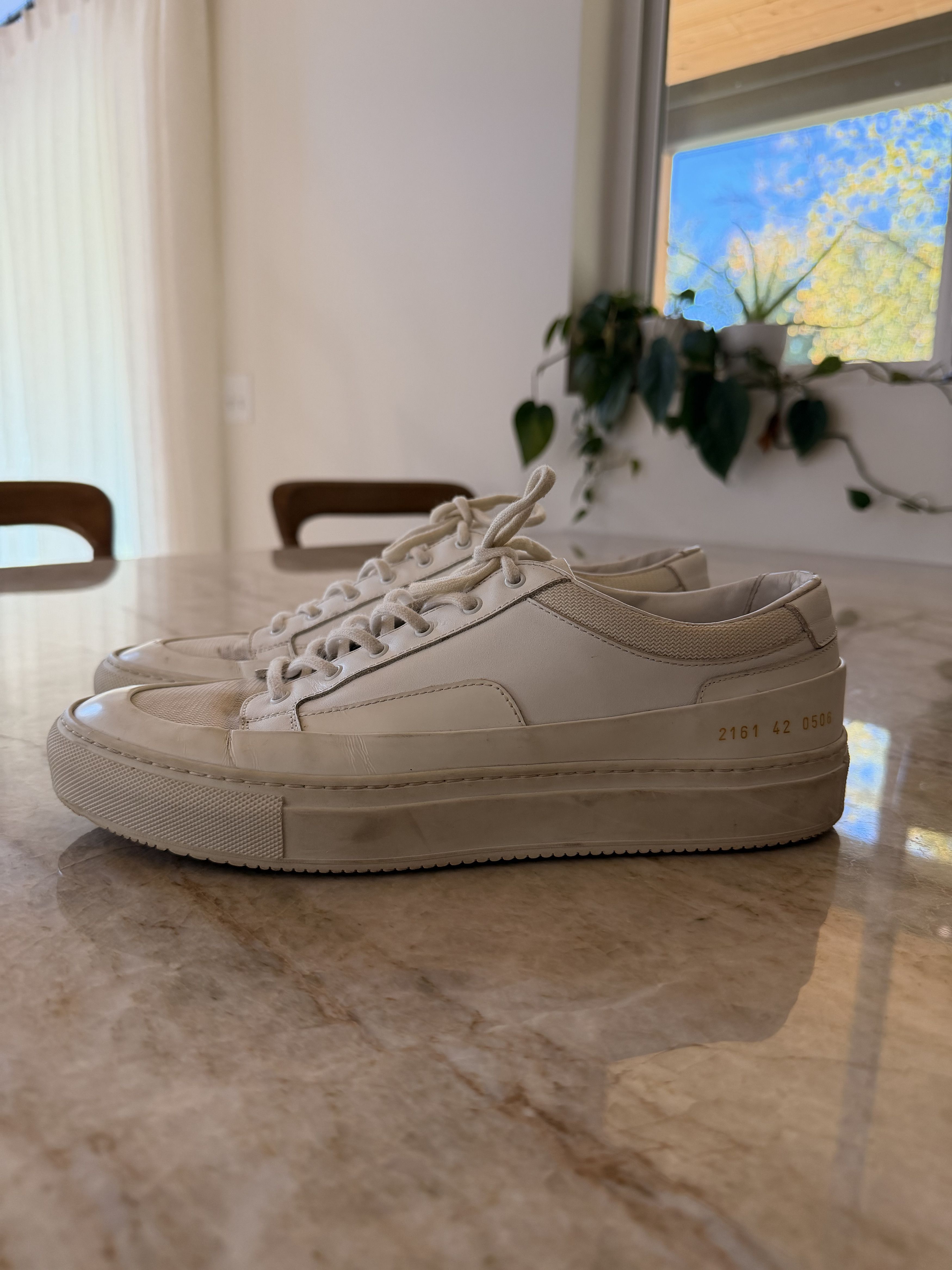 Common Projects RARE! Common Projects Original Achilles Super White Size US 9 / EU 42 - 2 Thumbnail