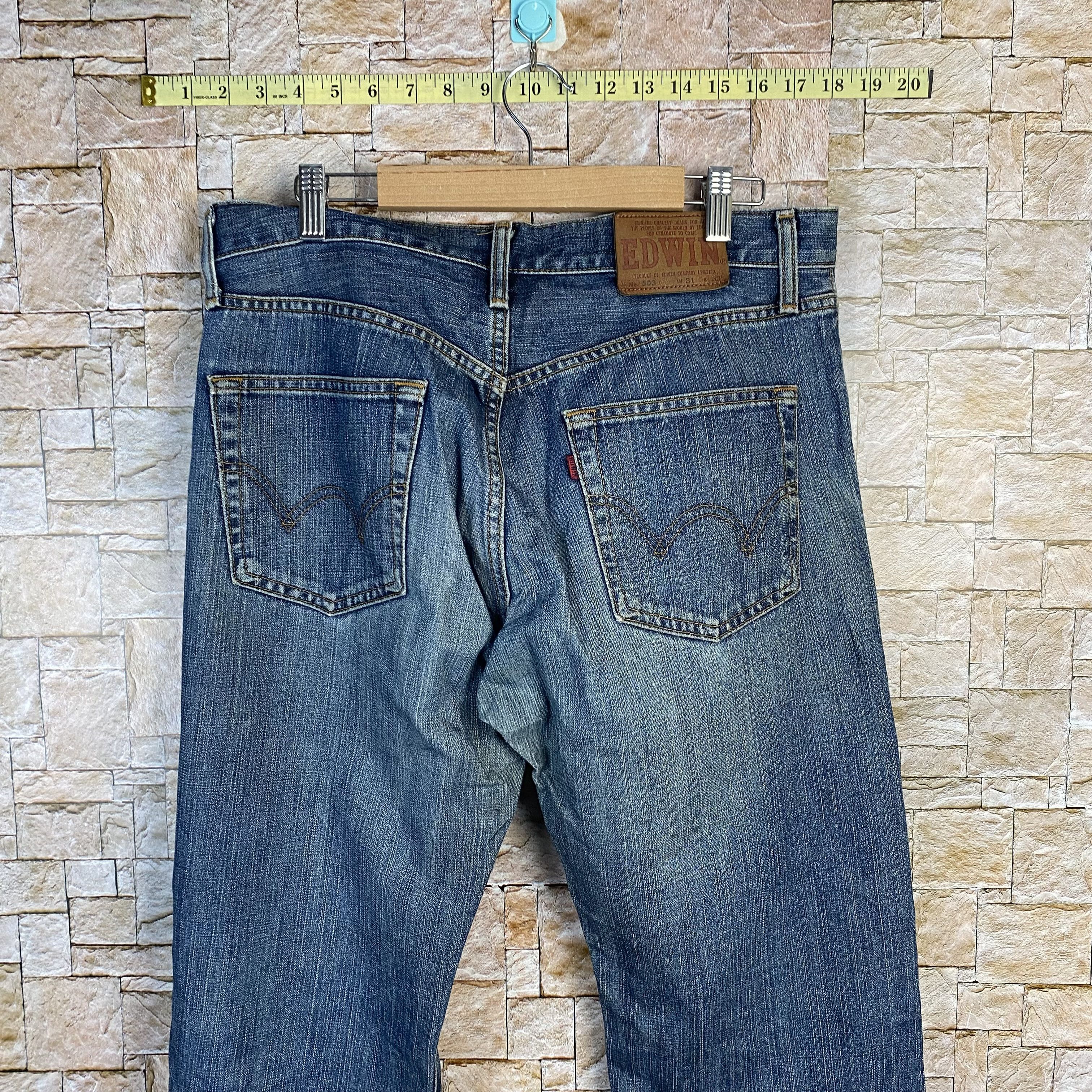 Edwin Edwin Blue Denim vintage Pants #7587 Size US 32 / EU 48 - 13 Thumbnail