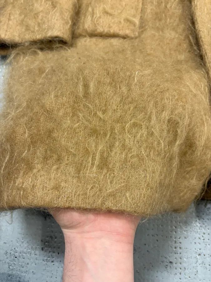 Jil Sander Jil Sander Beige Mohair Classy Long Coat Size US XS / EU 42 / 0 - 9 Thumbnail
