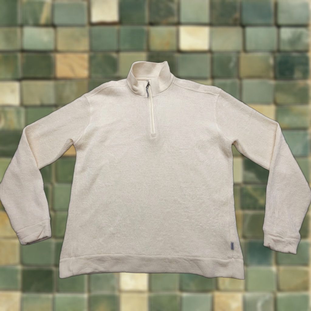 Houdini HOUDINI Alto Half Zip Merino Wool Sweater Womens Medium Ivory Lightweight Cozy Outdoor Ski Size M / US 6-8 / IT 42-44 - 1 Thumbnail